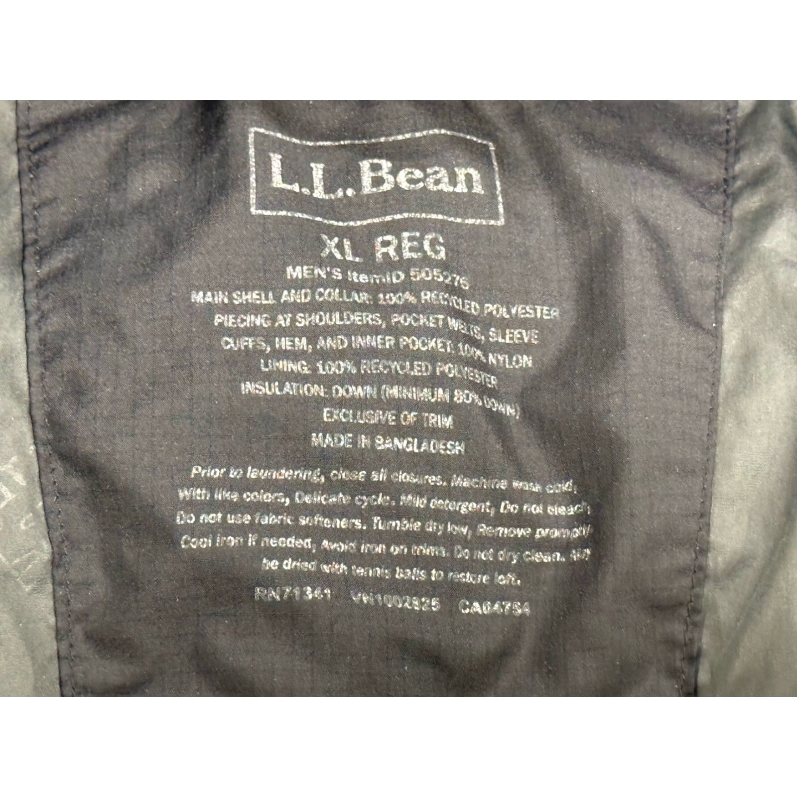 Vintage LL Bean Parka Coat XL Gray Goose Down Waterproof Insulated Mountain Classic Mens Size US XL / EU 56 / 4 - 5 Thumbnail