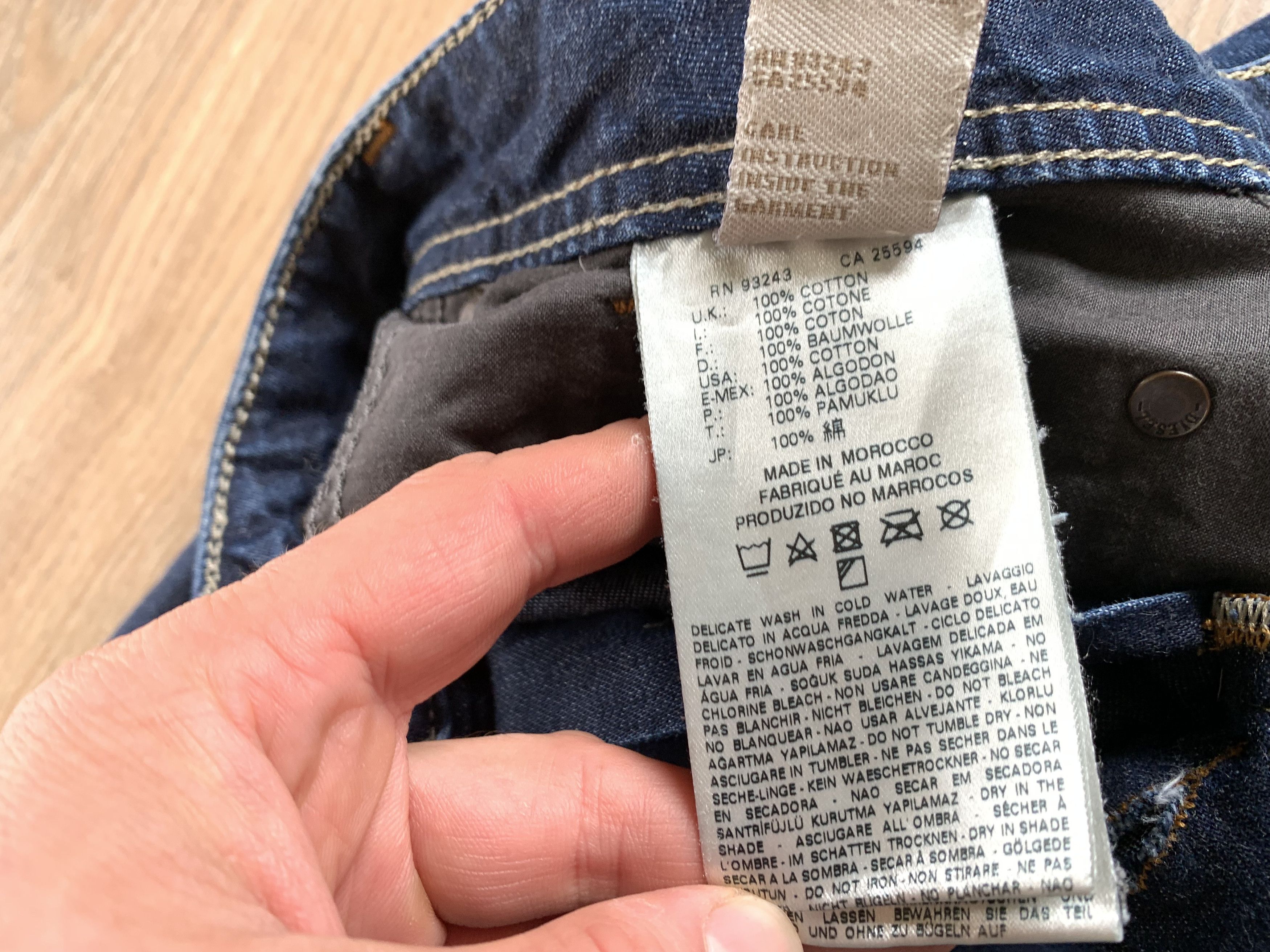 Diesel × Vintage Vintage Diesel Larkee Regular Straight Jeans Size US 34 / EU 50 - 12 Thumbnail
