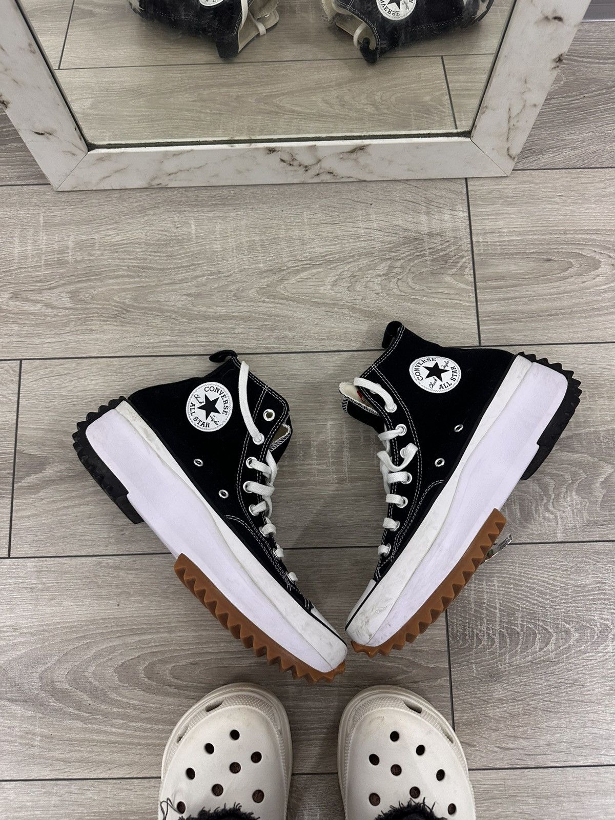 Converse Converse Run Stake High Mens Sneakers US 10 Size US 10 / EU 43 - 1 Thumbnail