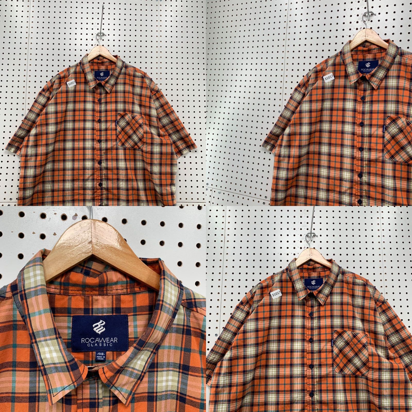 Rocawear VINTAGE Rocawear Button-Up Shirt Mens 3XL Orange Plaid Y2K 28x34 Shirt Mens 3XL Orange Brown Plaid Rocawear Button-Up Shirt Mens 3XL Vintage Size US XXL / EU 58 / 5 - 8 Thumbnail