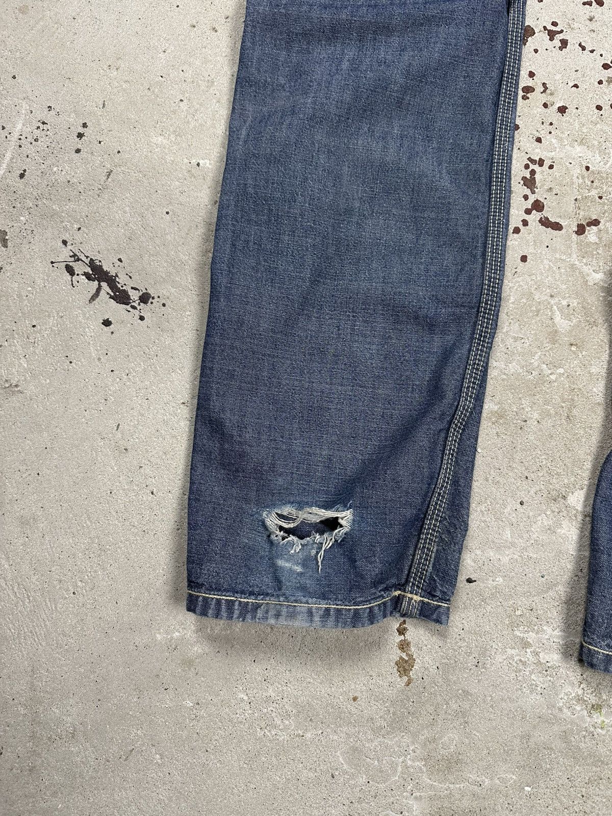Diesel × Vintage Vintage 2001 Diesel Distressed Carpenter Denim Pants Jeans Size US 32 / EU 48 - 3 Thumbnail