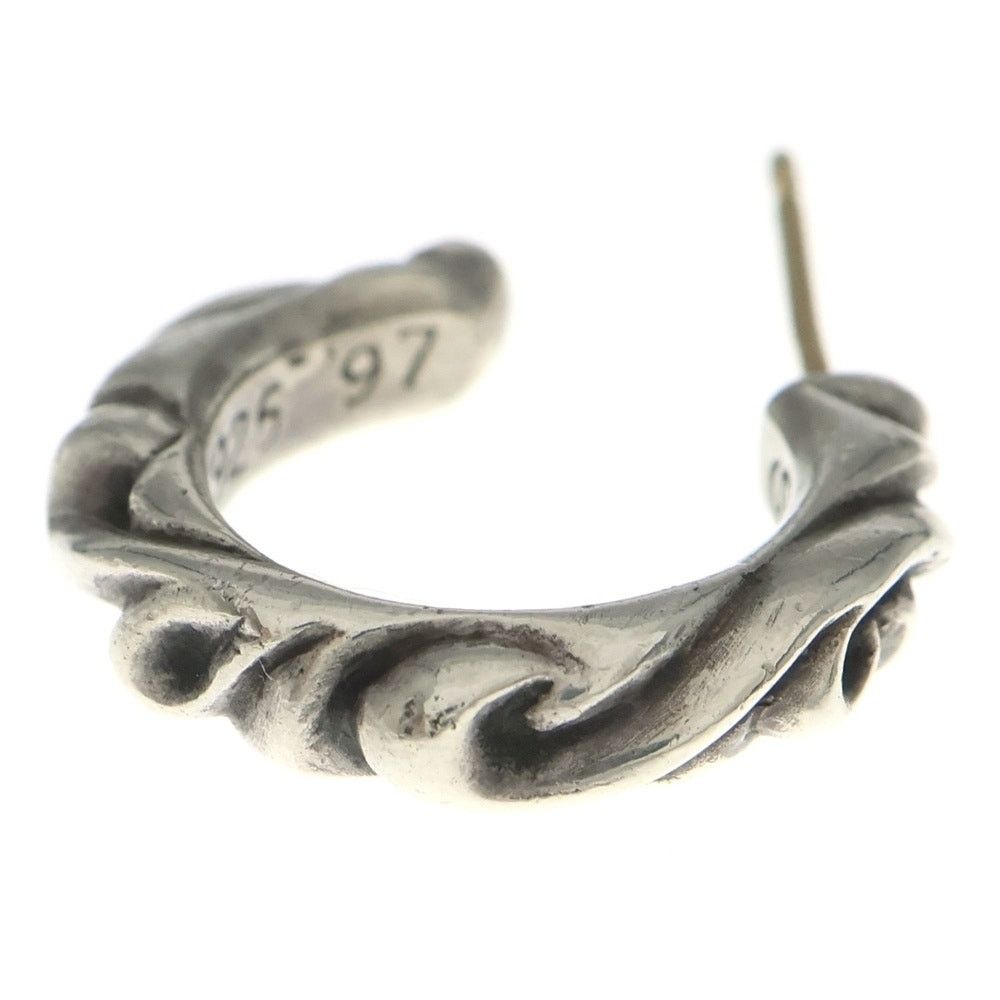 Chrome Hearts Chrome Hearts Scroll Hoop Earring Silver Size ONE SIZE - 4 Thumbnail
