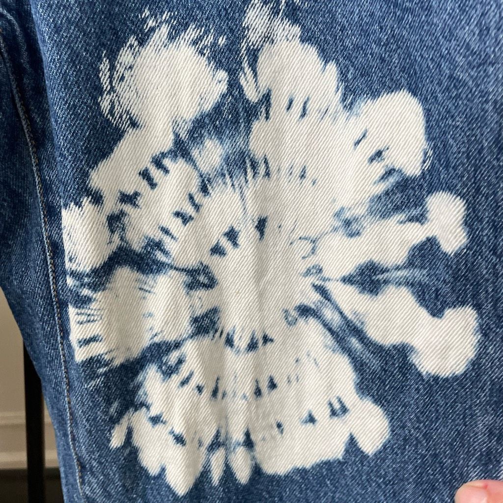 Pacsun PacSun Tie Dye High Waisted Straight Leg Jeans 30 Size 30" / US 8 / IT 44 - 4 Thumbnail