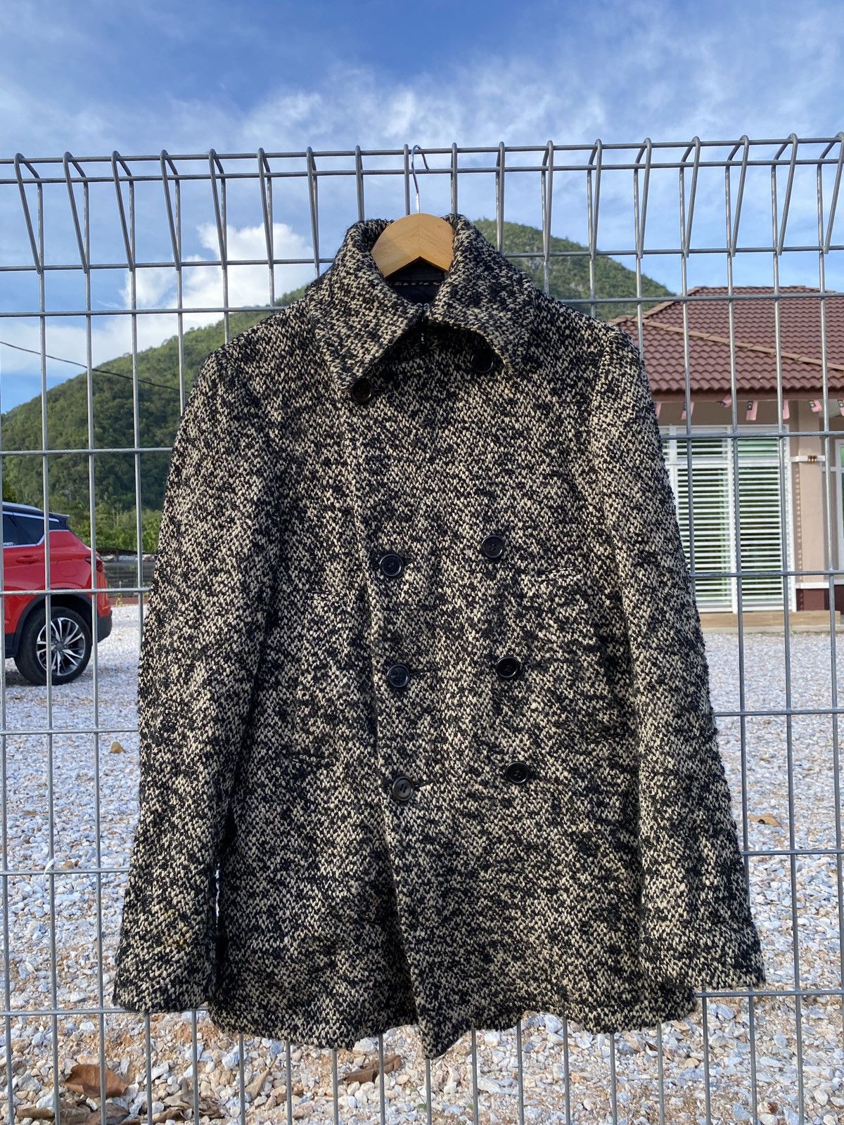 CABANE de ZUCCa × Issey Miyake × Zucca ♨️ Rare♨️ Zucca Wool Jacket Size US L / EU 52-54 / 3 - 3 Thumbnail