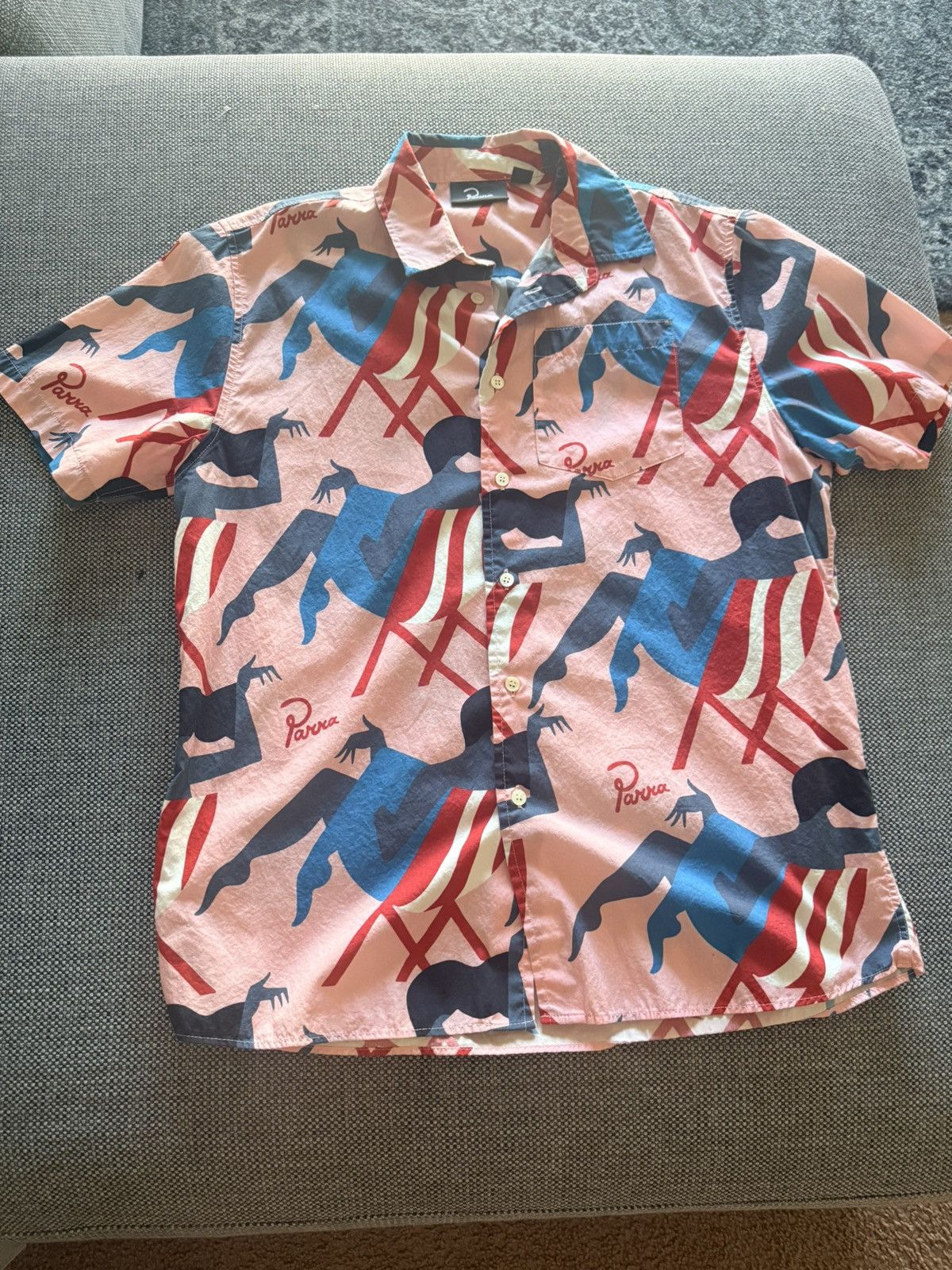 Parra Parra Pink Button up Medium Size US M / EU 48-50 / 2 - 1 Thumbnail
