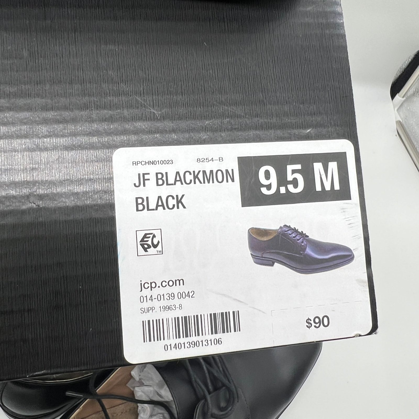 Other J. Ferrar Blackmon Men's Dress Shoes Oxford Shoes Black Size US 9.5 / EU 42-43 - 12 Thumbnail