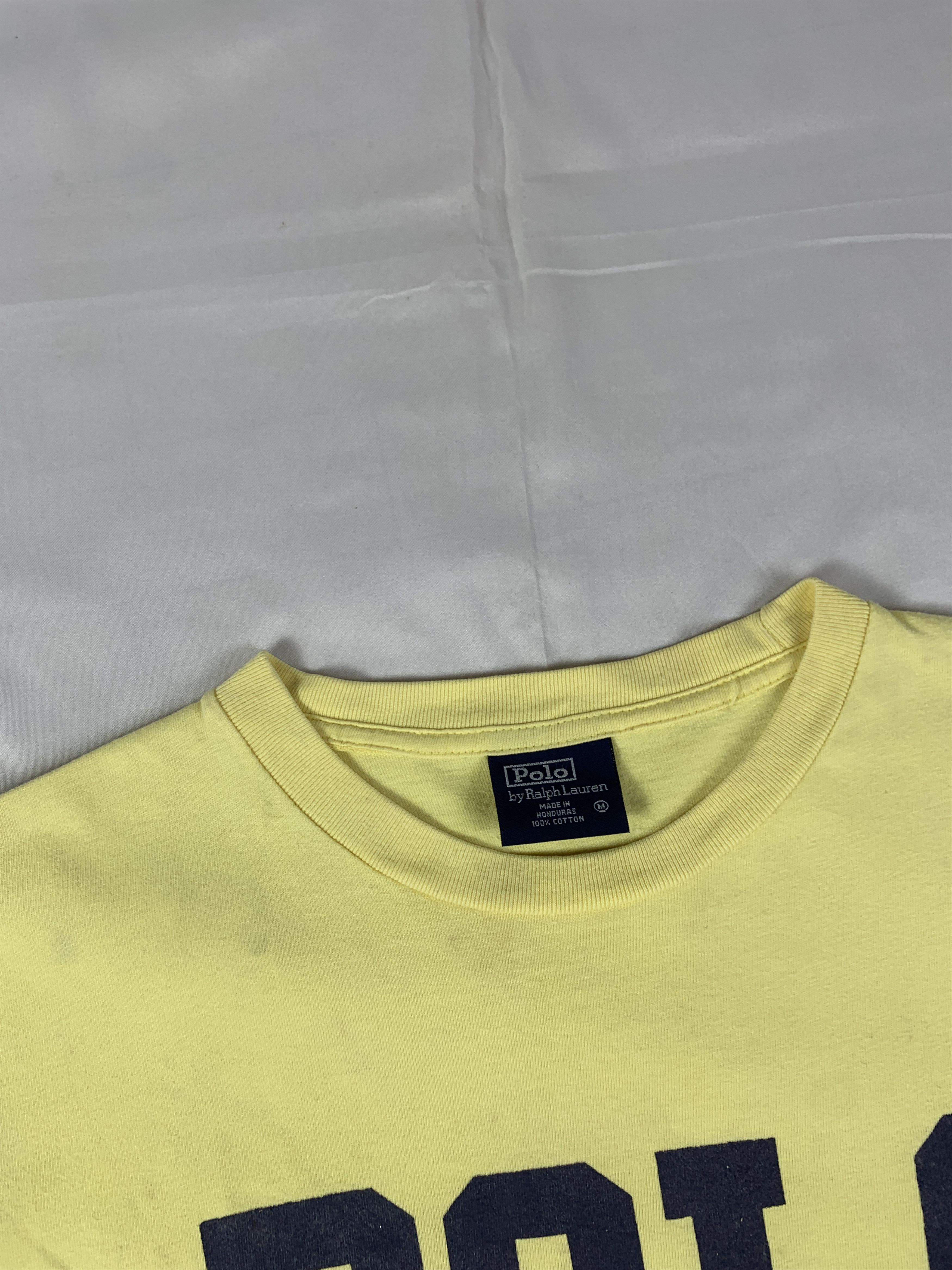 Polo Ralph Lauren 1990s Polo by Ralph Lauren Spell Out Tee (M) Size M / US 6-8 / IT 42-44 - 6 Thumbnail
