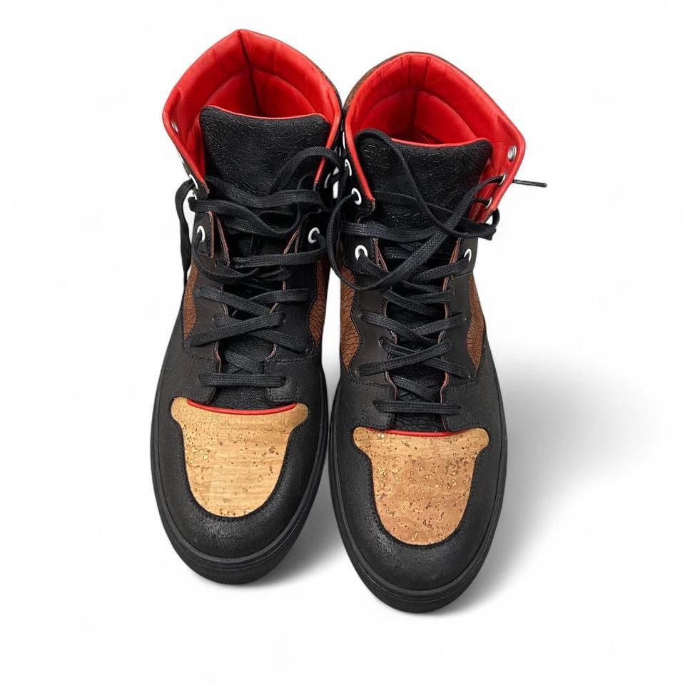 Balenciaga Balenciaga Nubuck and Cork Arena High Top's Size US 8.5 / EU 41-42 - 1 Thumbnail