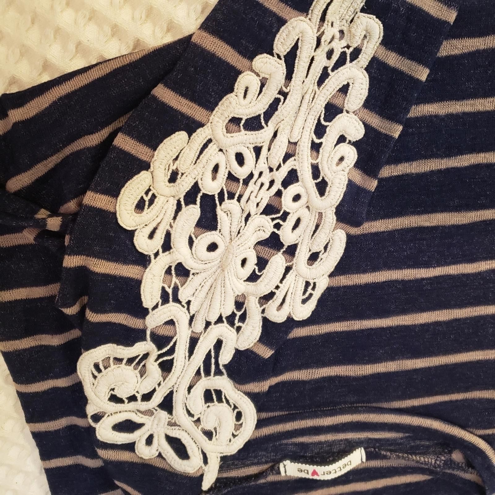 Other Better Be Blue & Tan with embroidered sleeve S Size S / US 4 / IT 40 - 5 Thumbnail