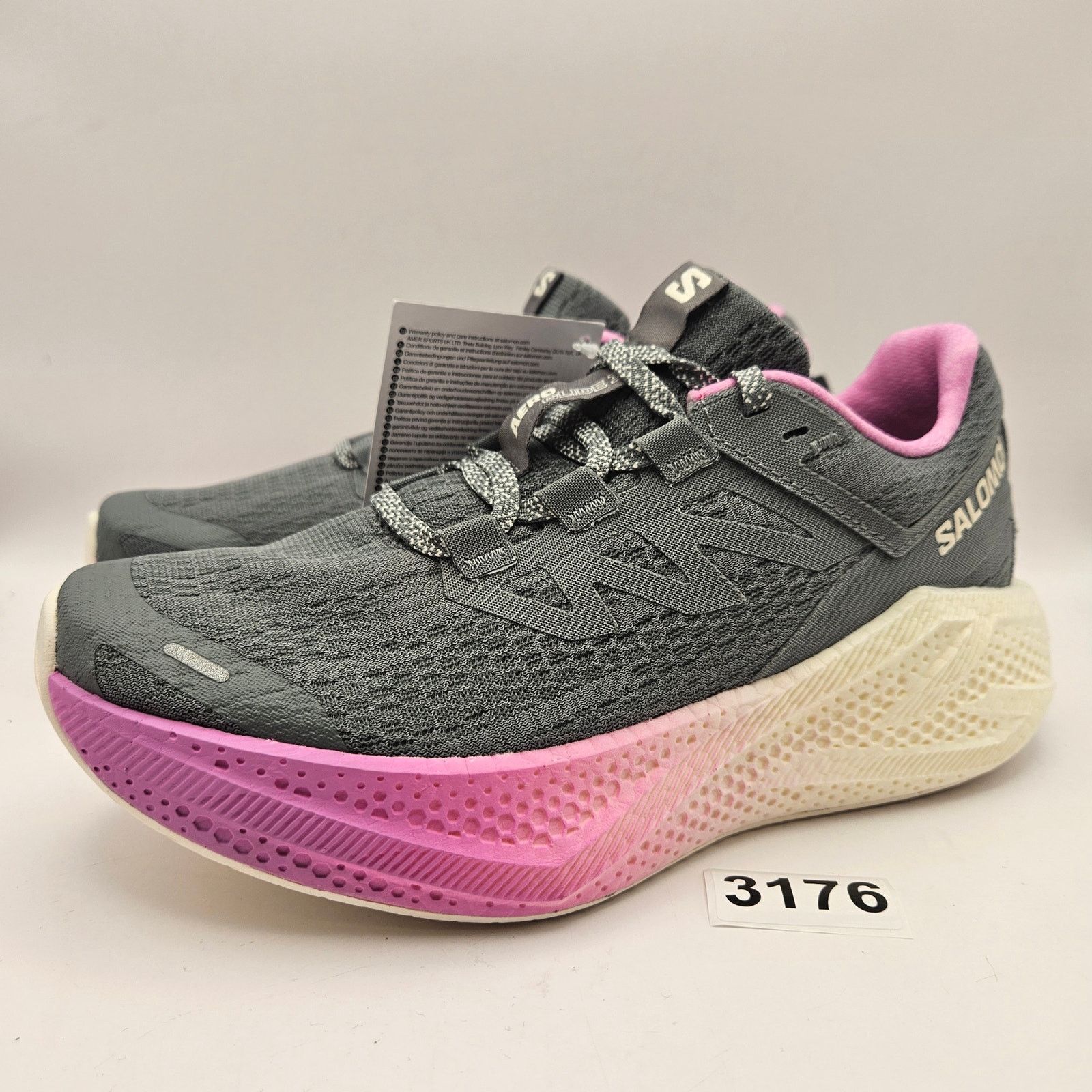 Salomon SALOMON WOMEN'S 6.5 AERO GLIDE 3 W GREY PINK VANILLA ICE RUN Size US 6.5 / IT 36.5 - 1 Thumbnail