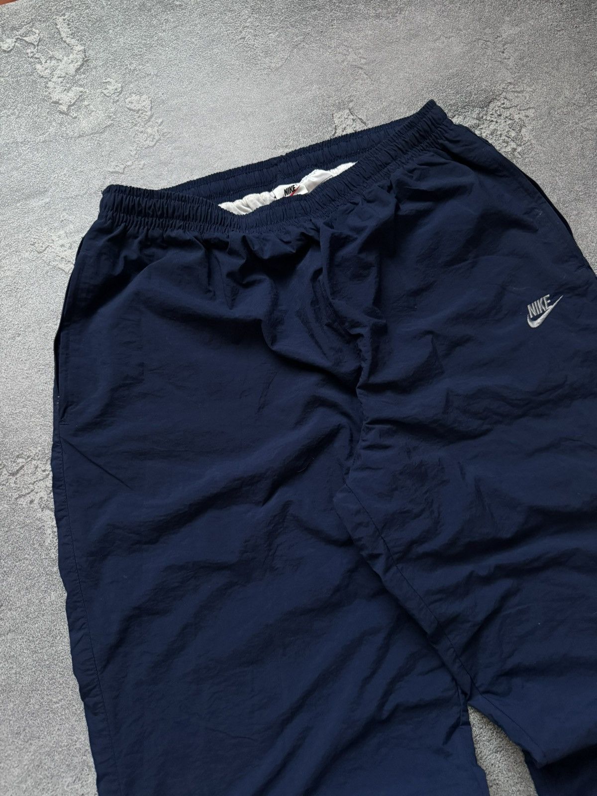 Nike × Vintage Nike XL swoosh nylon jogger sweat track pant trouser baggy Size US 39 - 4 Thumbnail