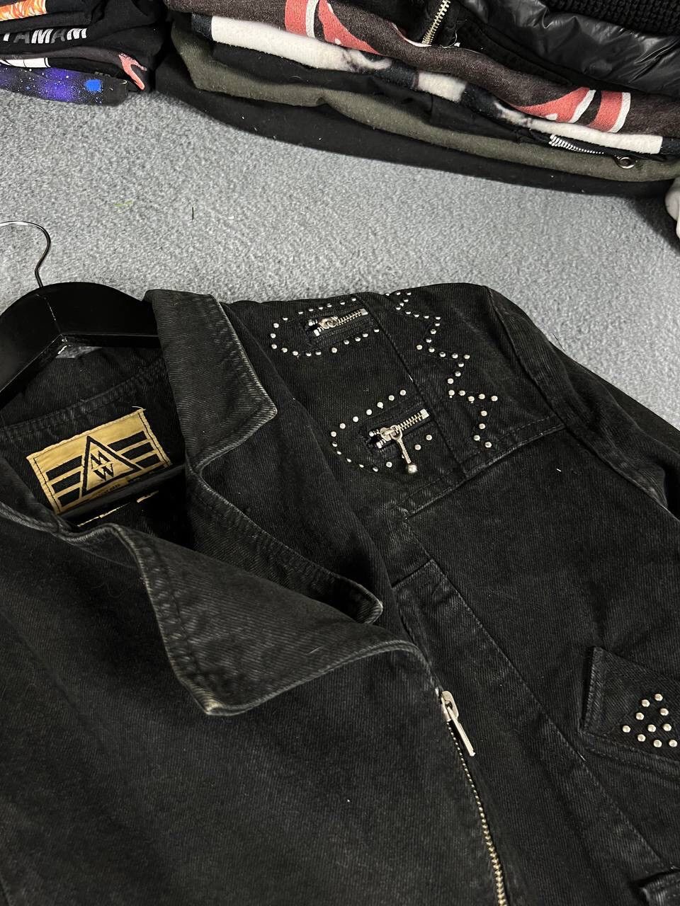 Vintage 00s Abstract Fit Denim jacket
