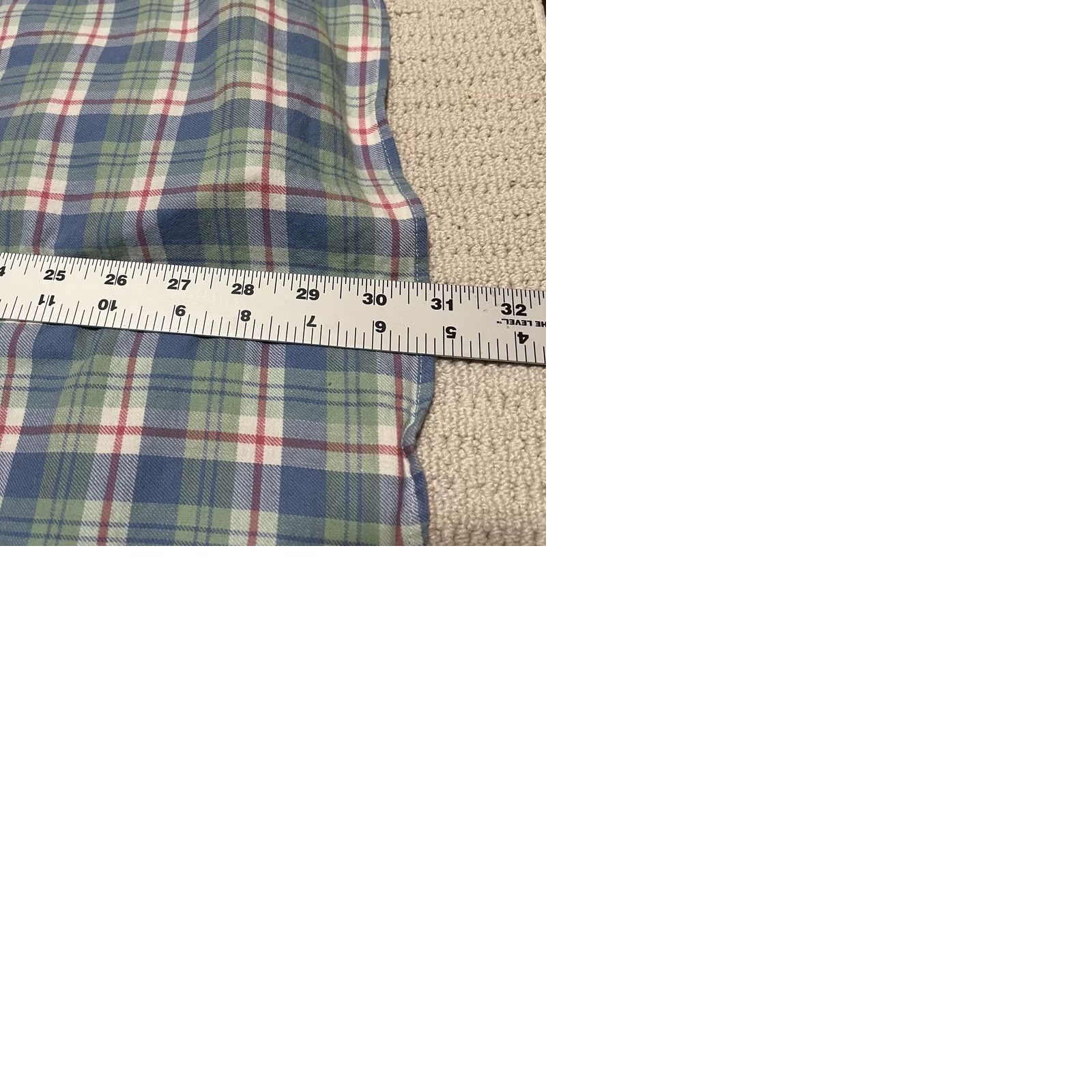 Vineyard Vines VINEYARD VINES Murray Shirt Button-Up Plaid Long Sleeve Blue Green Pink L Mens Regular Lightweight Cotton Knit Size US L / EU 52-54 / 3 - 9 Thumbnail