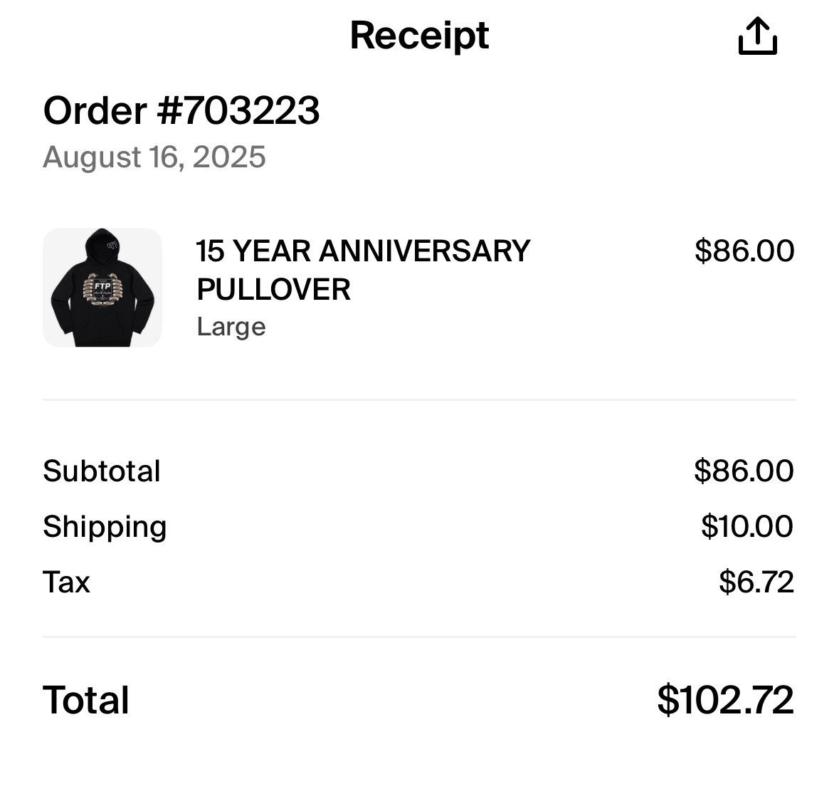 Fuck The Population FTP 15 year anniversary hoodie Size US L / EU 52-54 / 3 - 3 Thumbnail