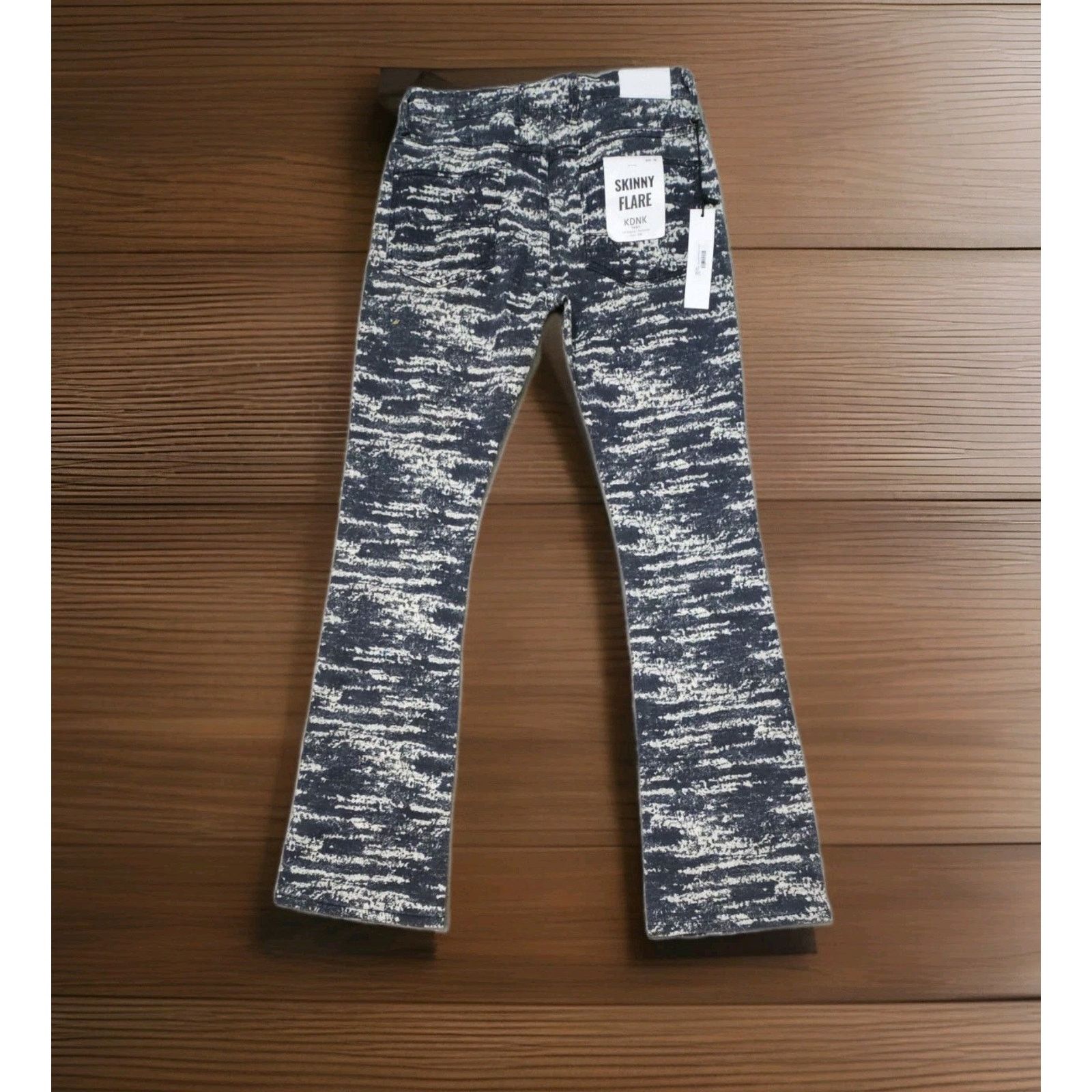 Other KDNK Flare Contrast FUNKY UNISEX Men’s JEANS DENIM Stretch30 Size US 30 / EU 46 - 4 Thumbnail