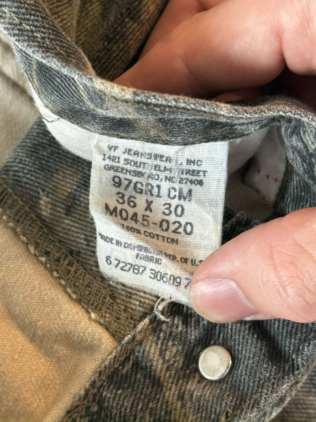 Wrangler Vintage Camo Wrangler Double Knee Pants Size US 32 / EU 48 - 3 Thumbnail