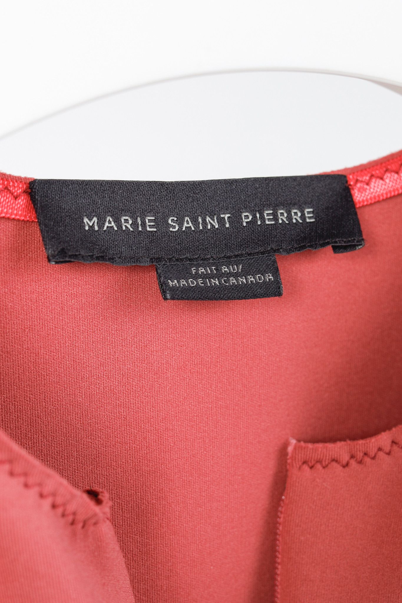Marie Saint Pierre Marie Saint Pierre Lares Rose Neoprene Zip Tank Size S / US 4 / IT 40 - 4 Thumbnail