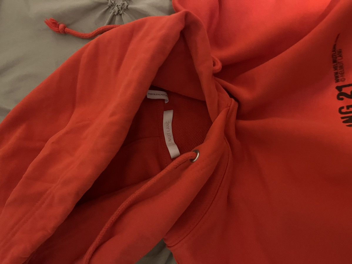 Helmut Lang Red helmut Lung hoodie Size US S / EU 44-46 / 1 - 4 Thumbnail