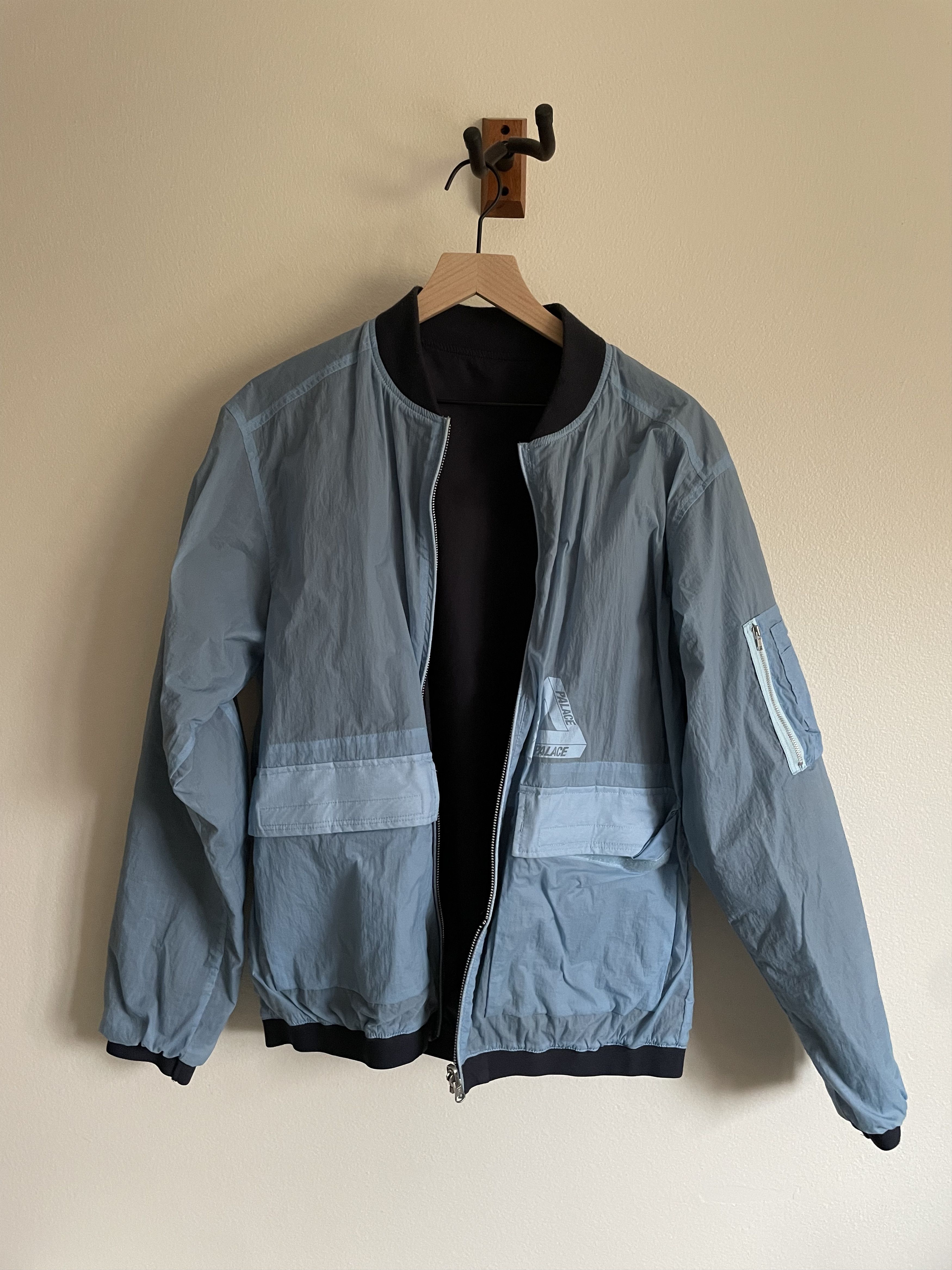 Palace REVERSIBLE OVERLAY BOMBER Grailed