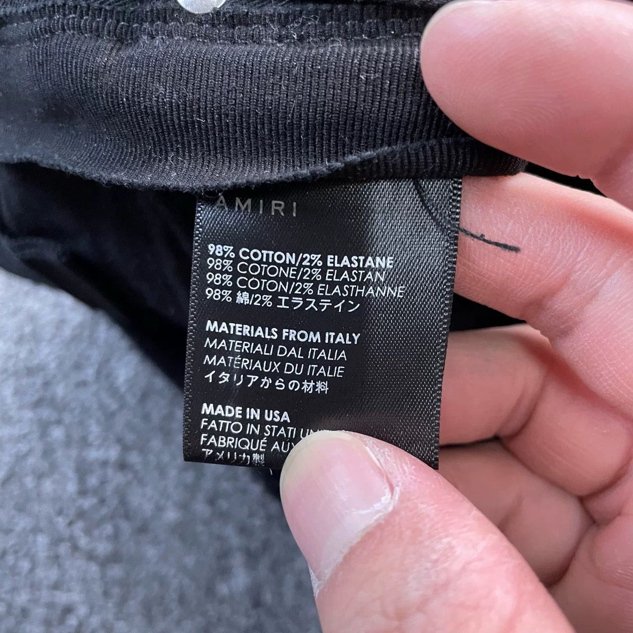 Amiri AMIRI Black Red Jeans Size US 29 - 4 Thumbnail