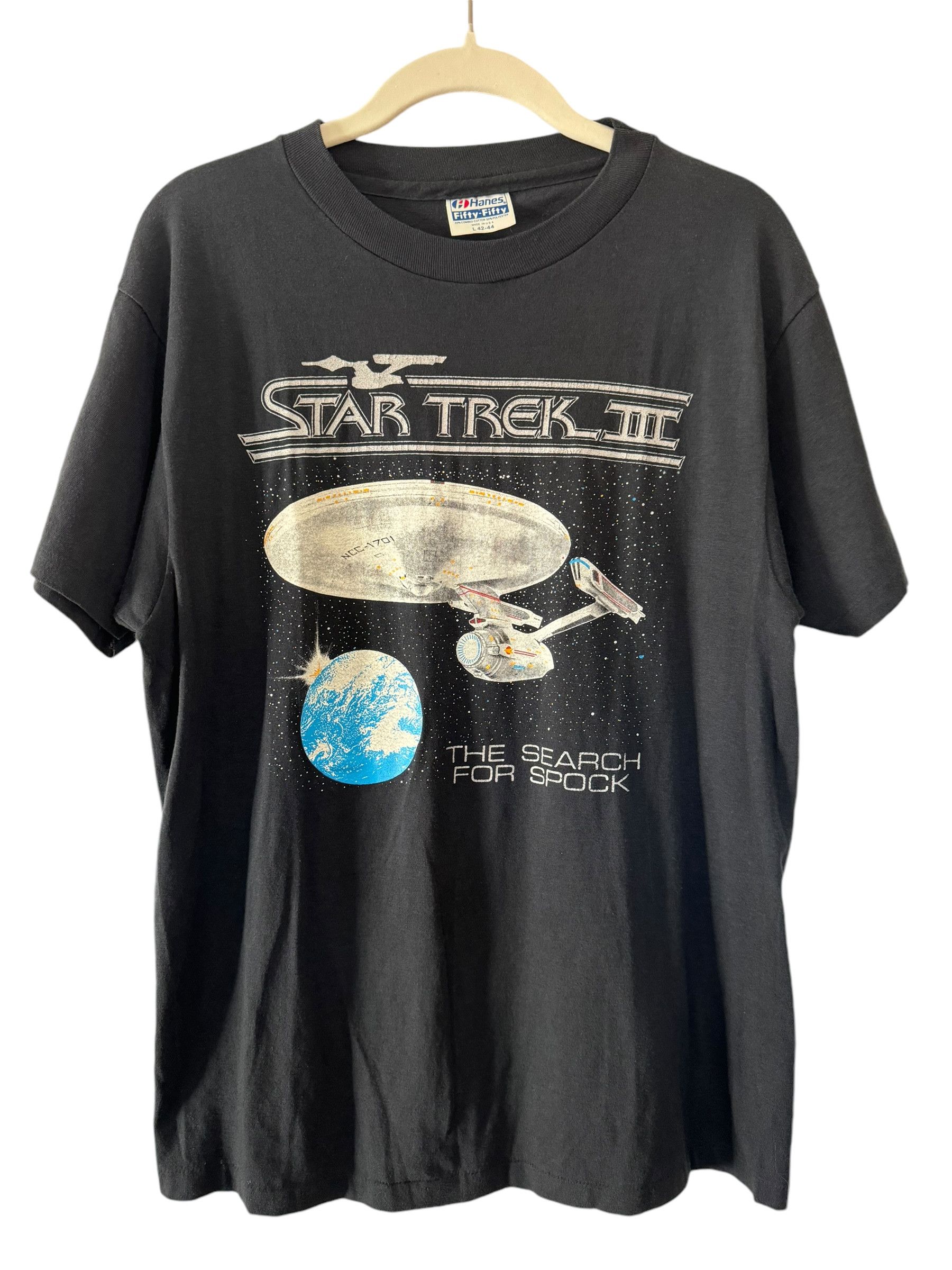 Vintage 80s Star Trek III the Search for Spok Movie T-shirt