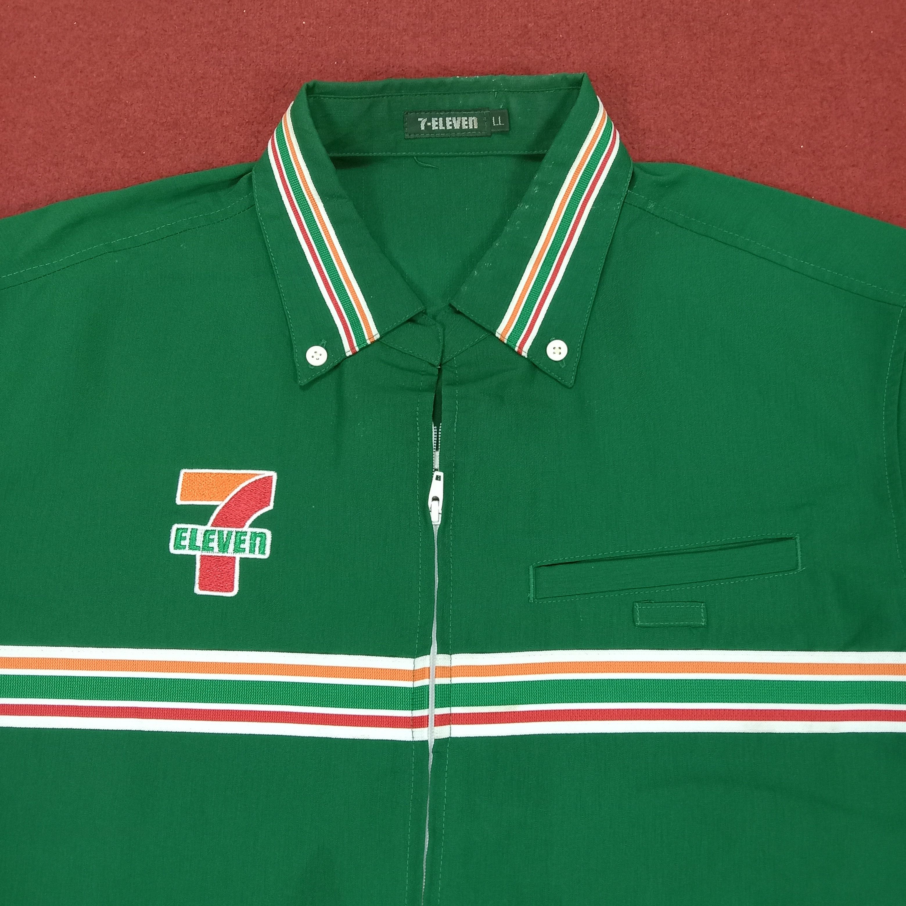 Japanese Brand × Vintage 7 Eleven Uniform Workwear Jacket Size US L / EU 52-54 / 3 - 2 Thumbnail