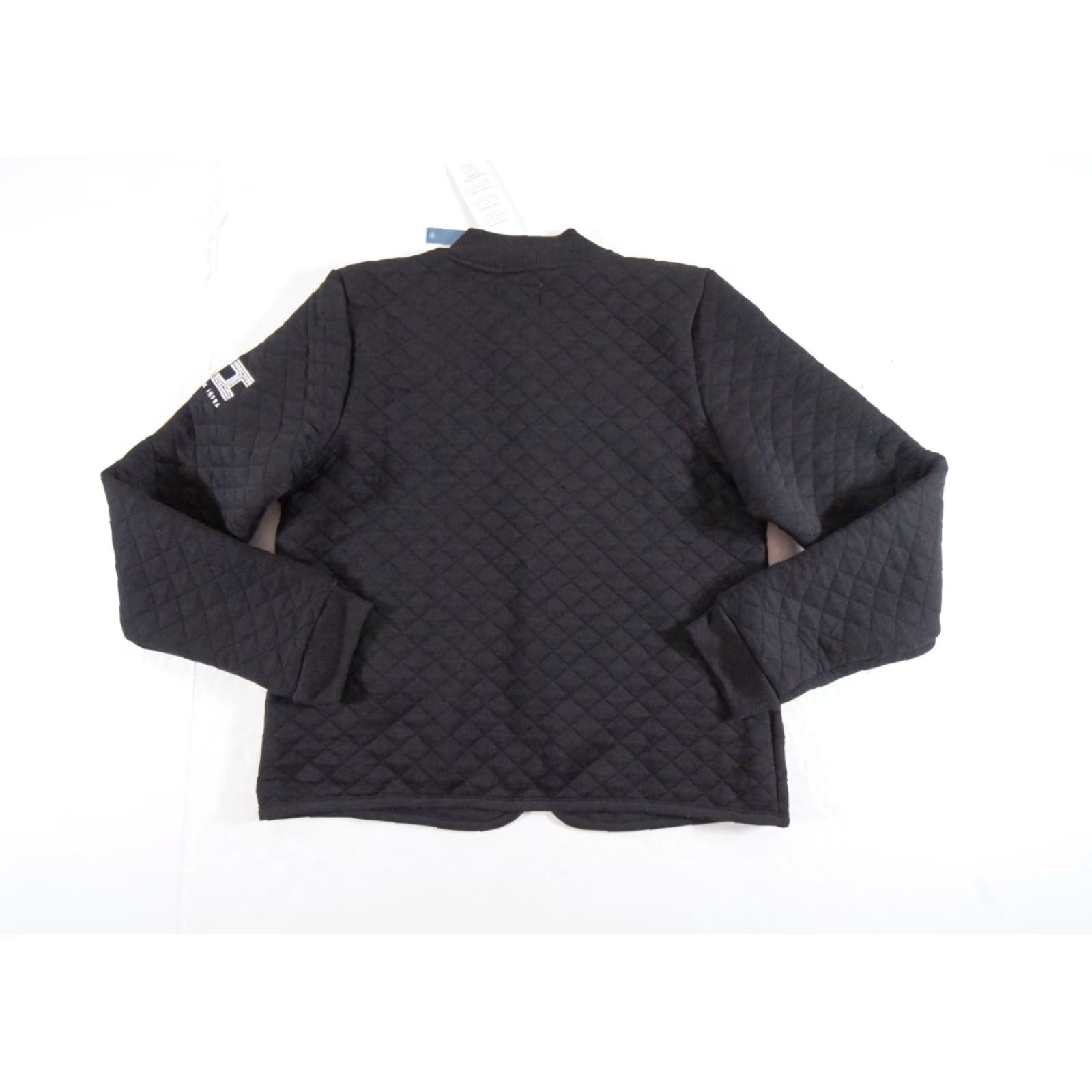 Marine Layer Marine Layer Women's Bomber Jacket Medium Black Full Zip Outdoor Casual Size M / US 6-8 / IT 42-44 - 4 Thumbnail