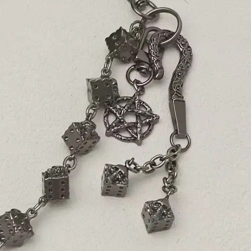 Cccp Dice and Skulls Rock Wallet Chain Size ONE SIZE - 5 Thumbnail