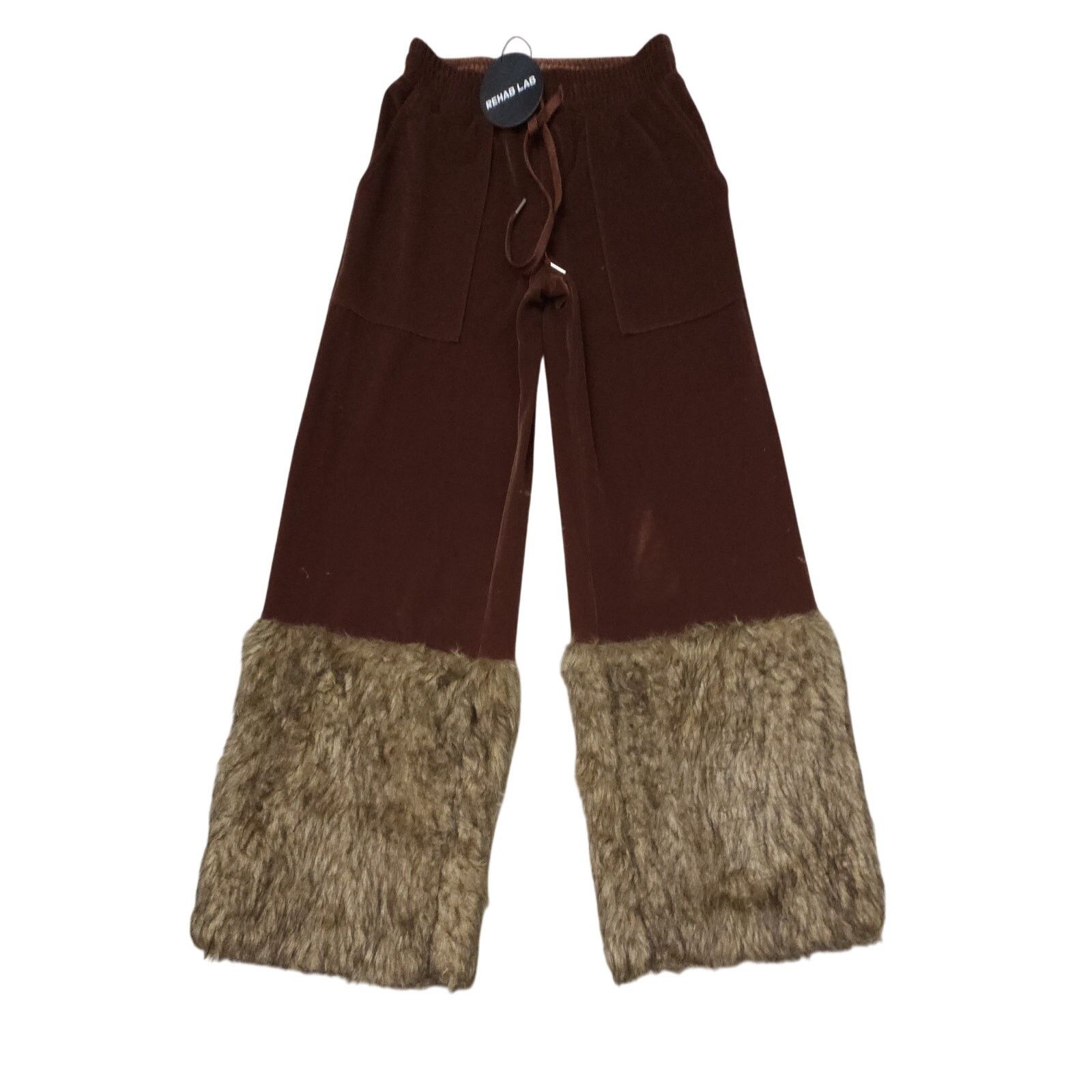 Other Rehab Lab Bell Bottom Furs Trim Corduroy Sexy Pants S Size 26" / US 2 / IT 38 - 4 Thumbnail