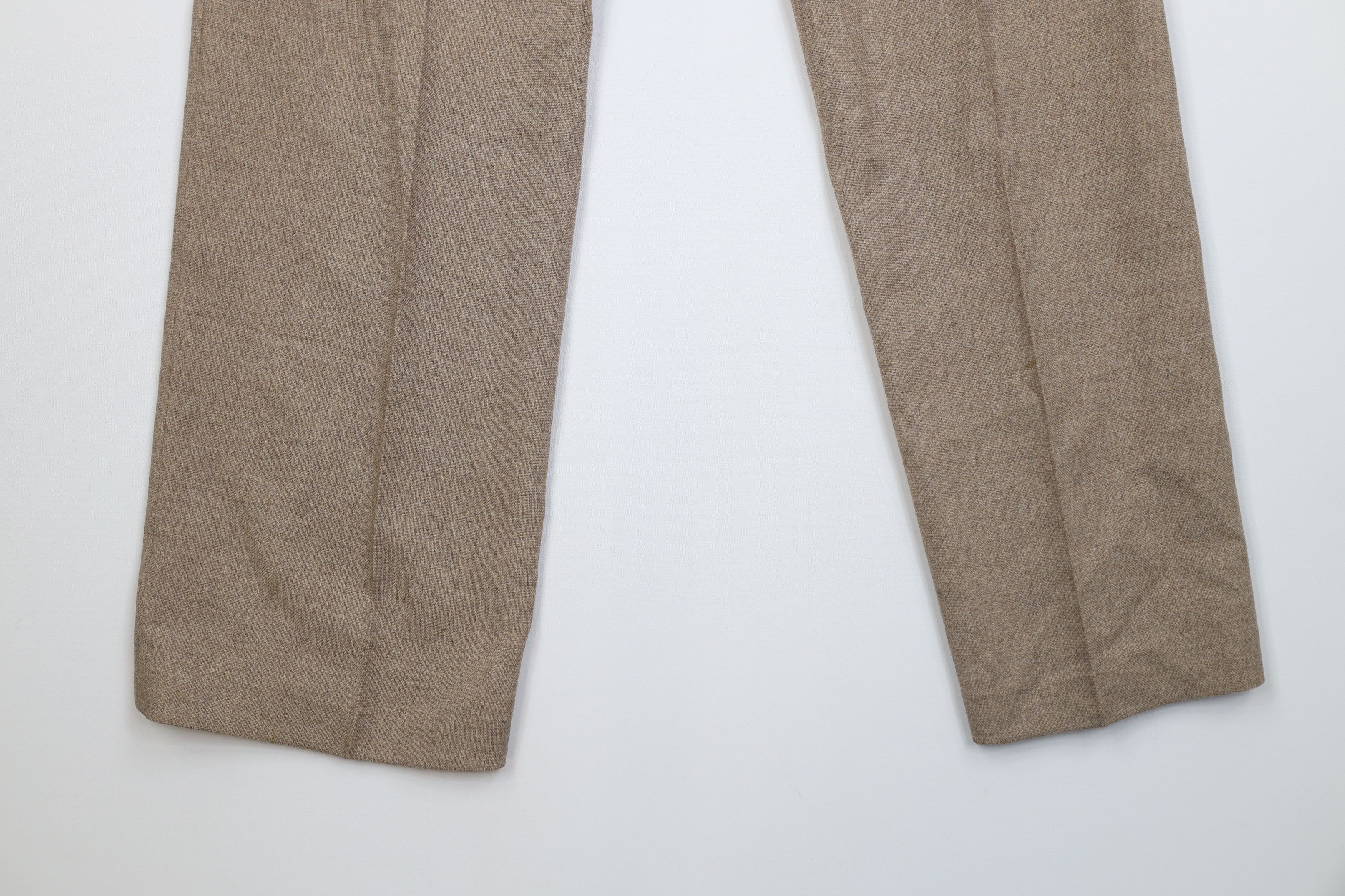 Levi's Vintage 70s Levis Wide Leg Chino Pants Heather Brown USA Size US 30 / EU 46 - 13 Thumbnail