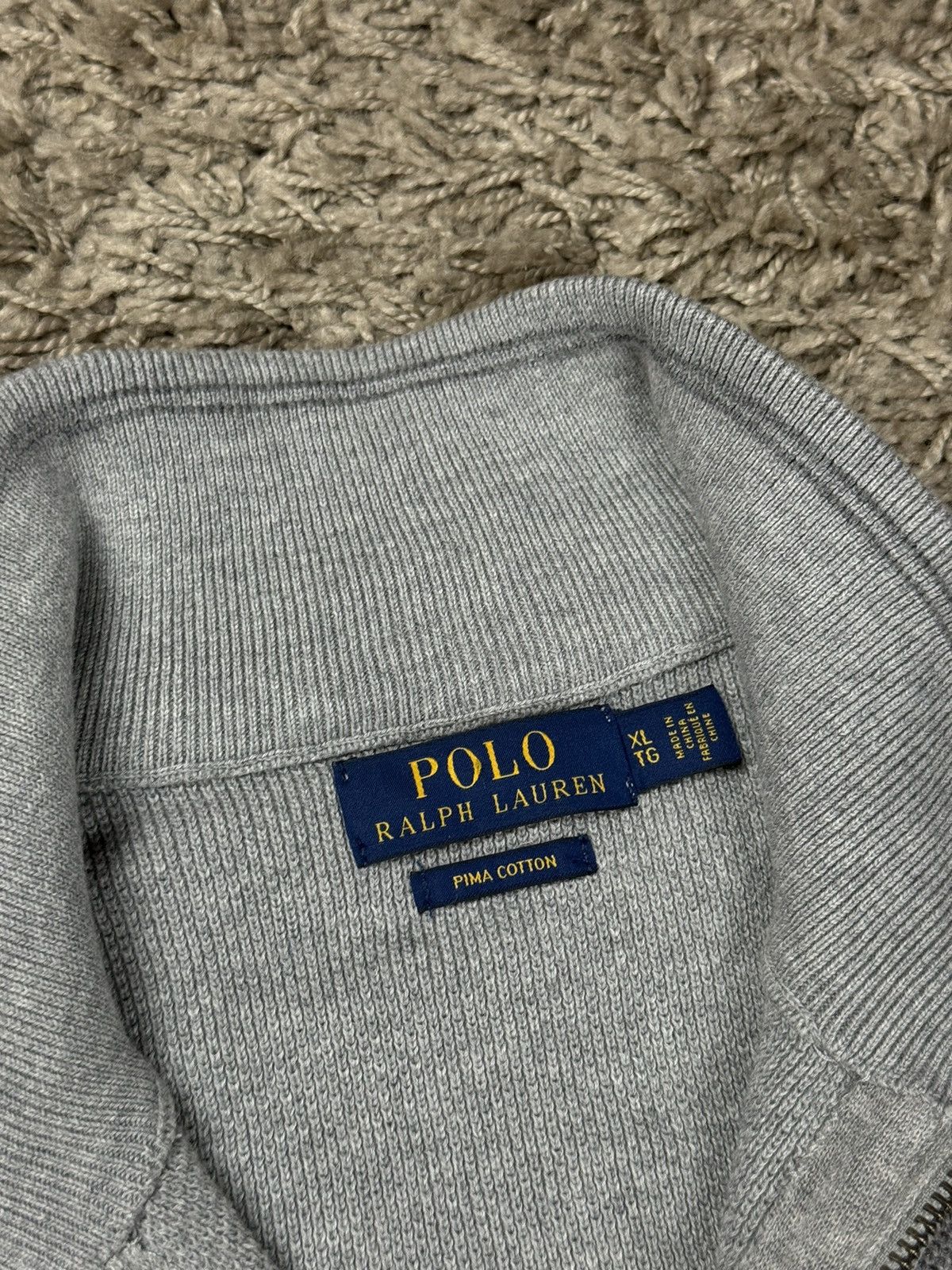 Polo Ralph Lauren 1/4 zip sweatshirt Polo Ralph Lauren original old money item Size US XL / EU 56 / 4 - 3 Thumbnail