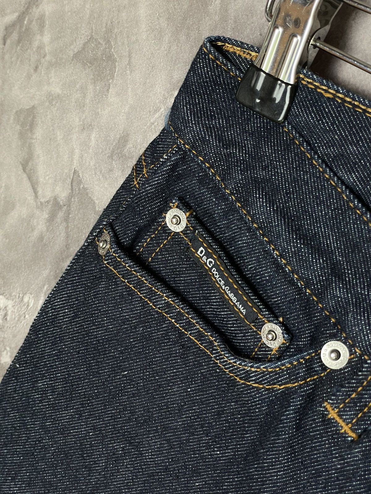 Luxury🔥 Vintage Dolce&Gabbana Y2K Crazy Denim Jeans Pants