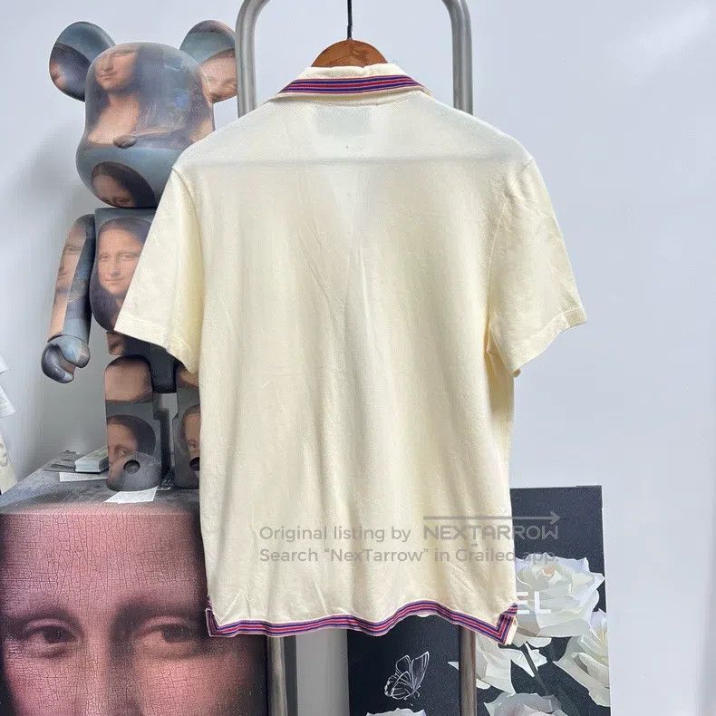 Gucci Gucci Embroidered logo cardigan short sleeve Size US S / EU 44-46 / 1 - 2 Thumbnail