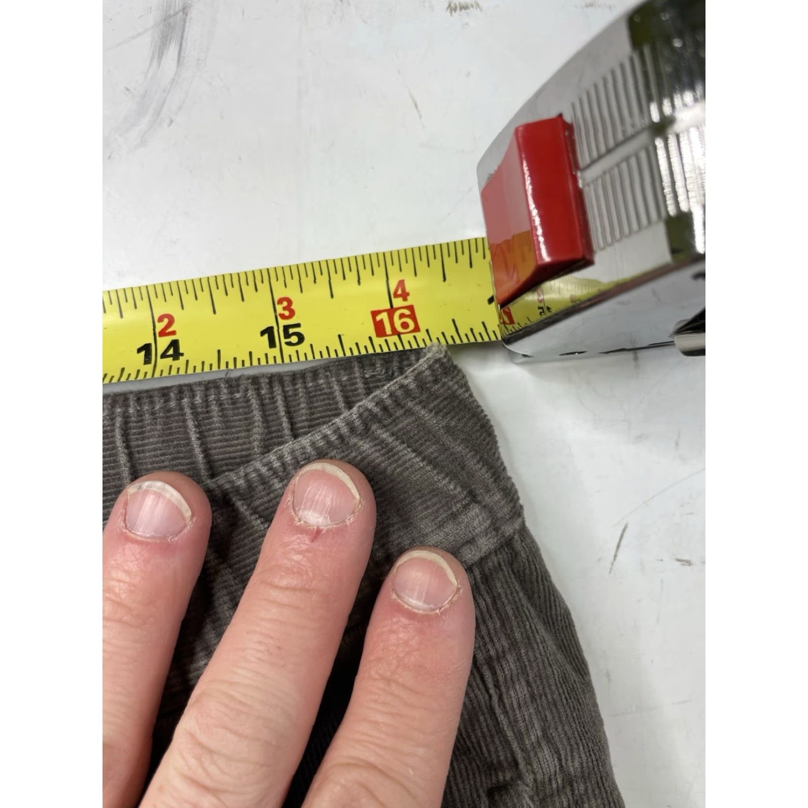Vuori Vuori Optimist Pants Mens L Gray Corduroy Elastic Waist Drawstring V440 Size US 33 - 3 Thumbnail