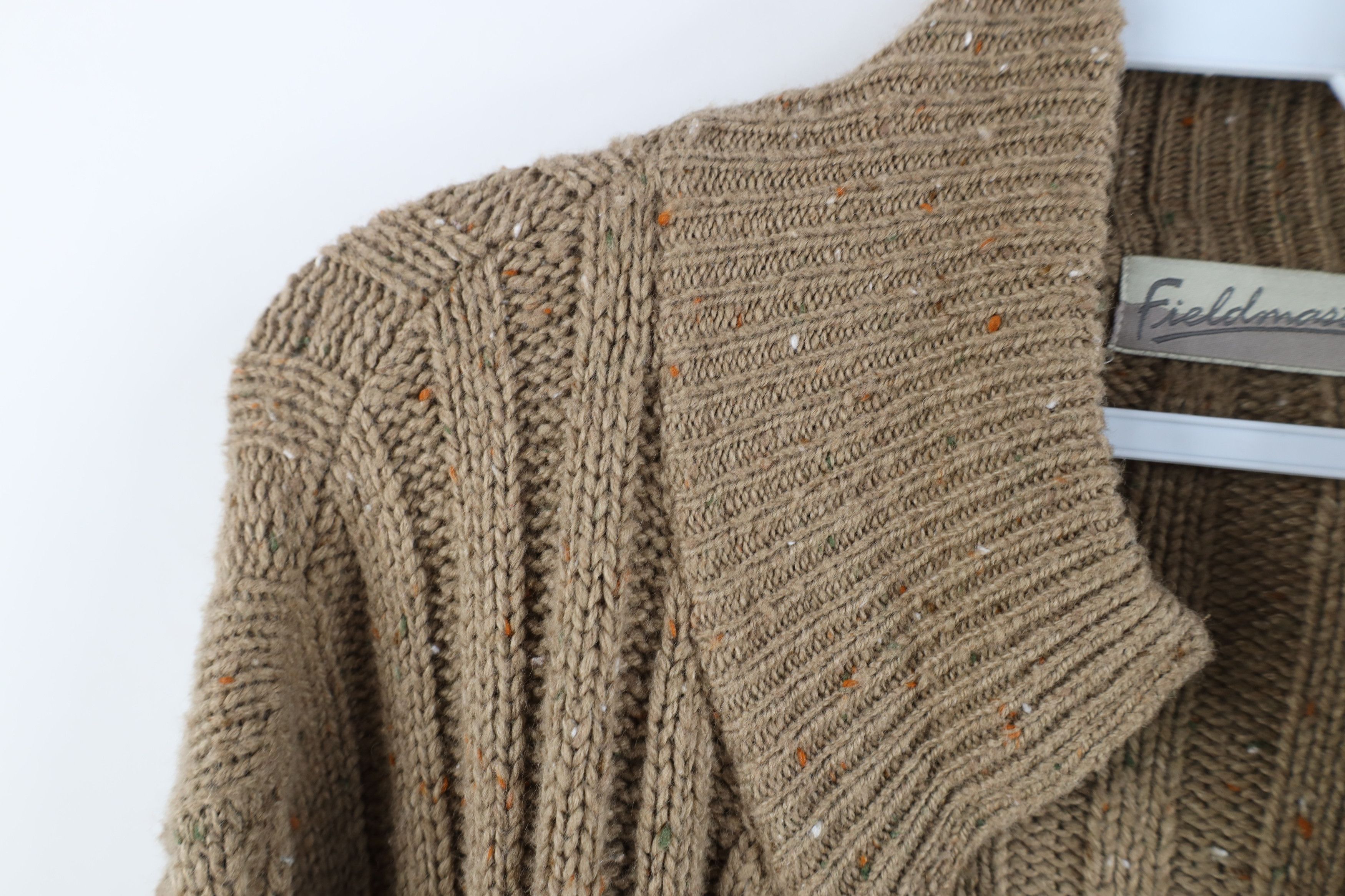 Vintage Vintage 90s Streetwear Fleck Wool Blend Ribbed Knit Sweater Size US XL / EU 56 / 4 - 7 Thumbnail