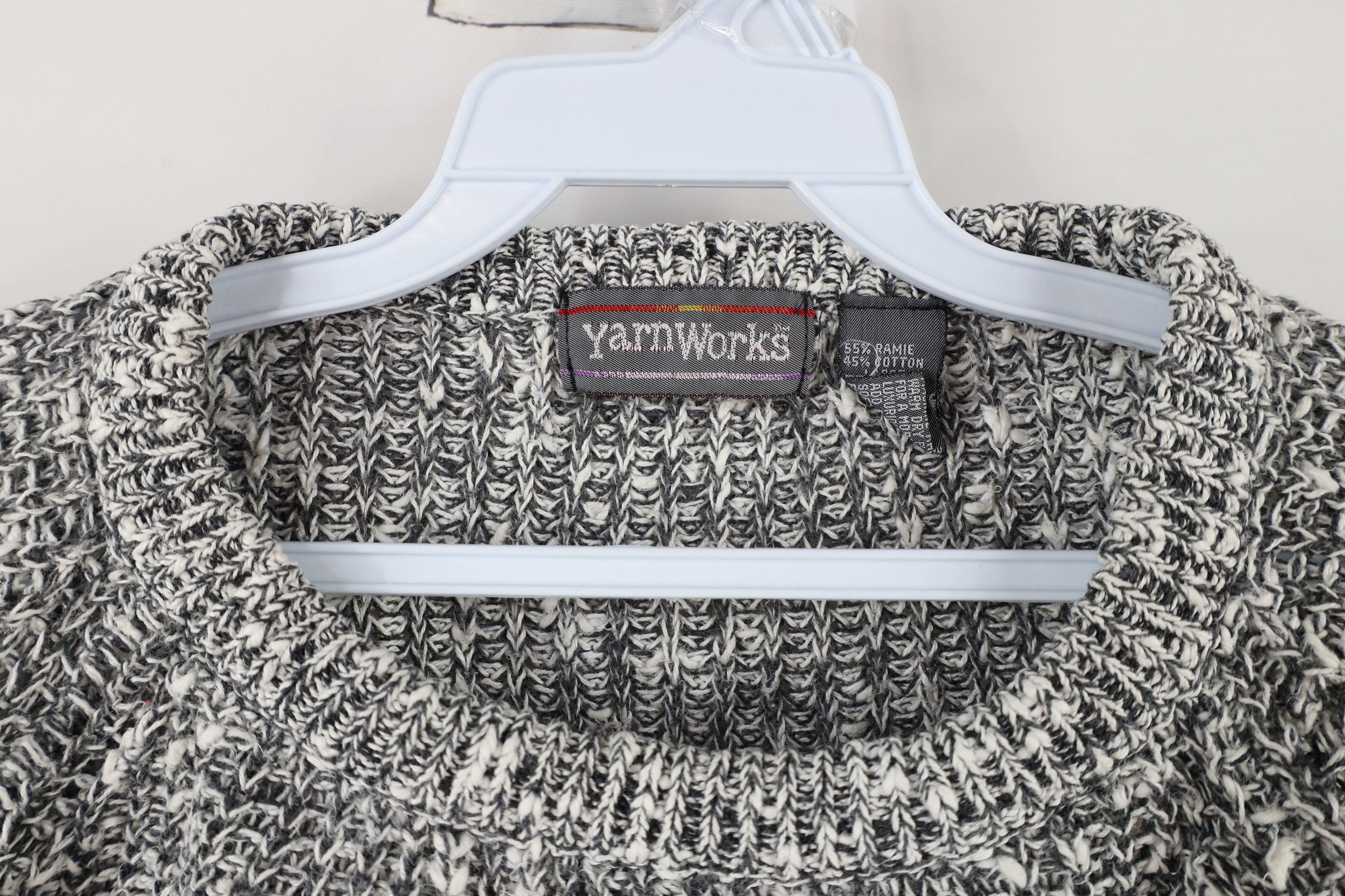 Vintage Vintage 90s Streetwear Ribbed Knit Short Sleeve Sweater Size L / US 10 / IT 46 - 5 Thumbnail