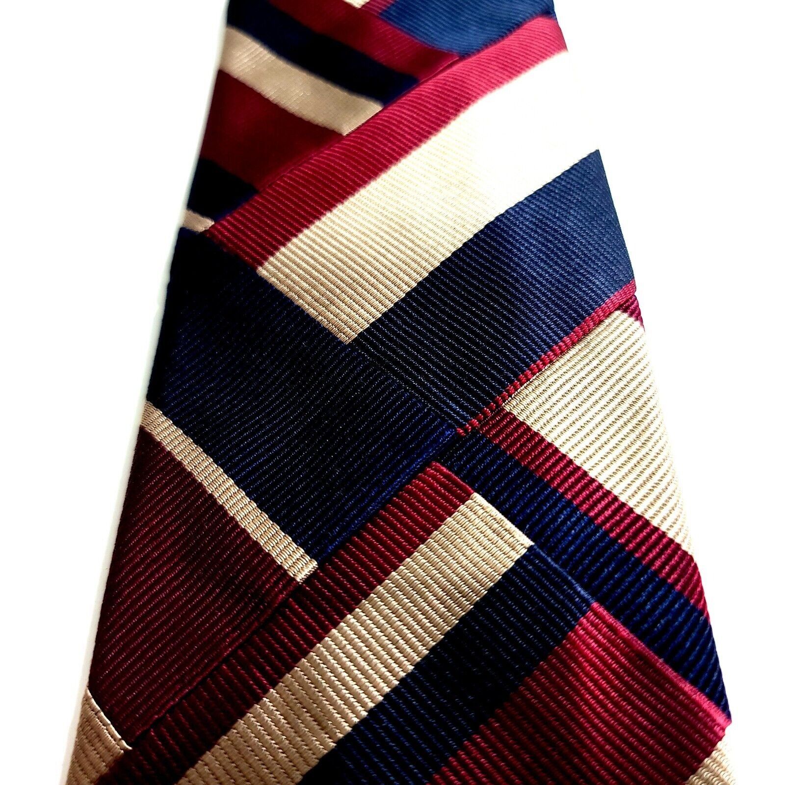 Robert Talbott Robert Talbott Best Of Class Red Blue Patchwork Woven Short Size ONE SIZE - 2 Thumbnail