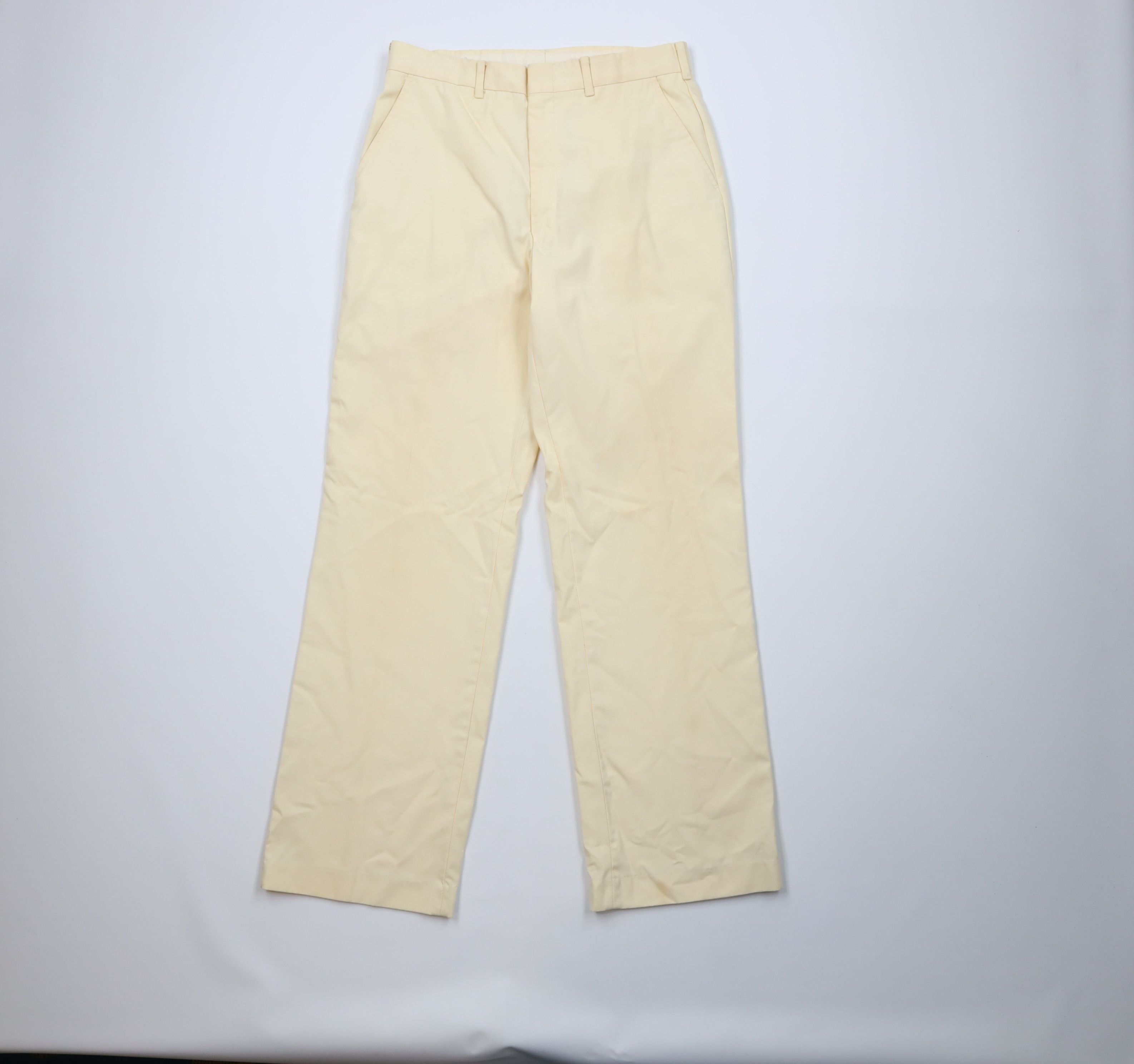 Vintage Vintage 70s Streetwear Knit Flared Wide Leg Chino Pants Size US 30 / EU 46 - 1 Thumbnail