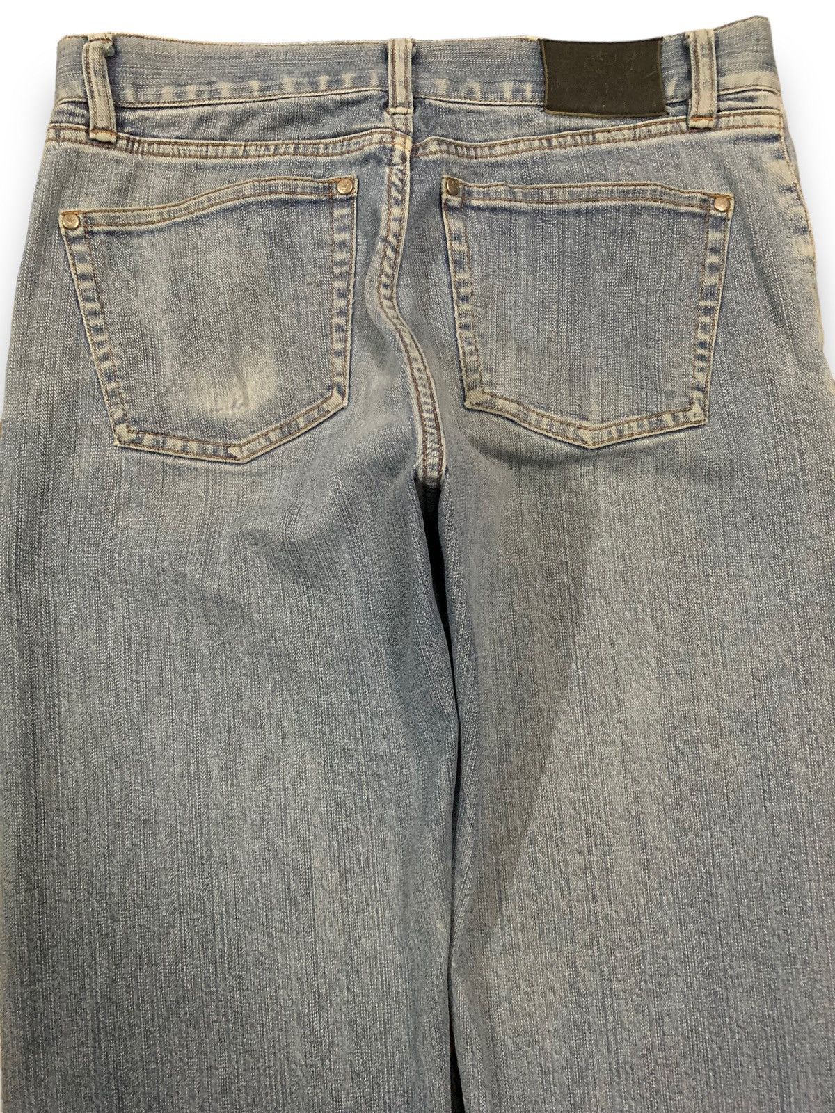 Vintage Vintage Japanese The Scotch House Blue Washed Loose Jeans Size US 31 - 10 Thumbnail