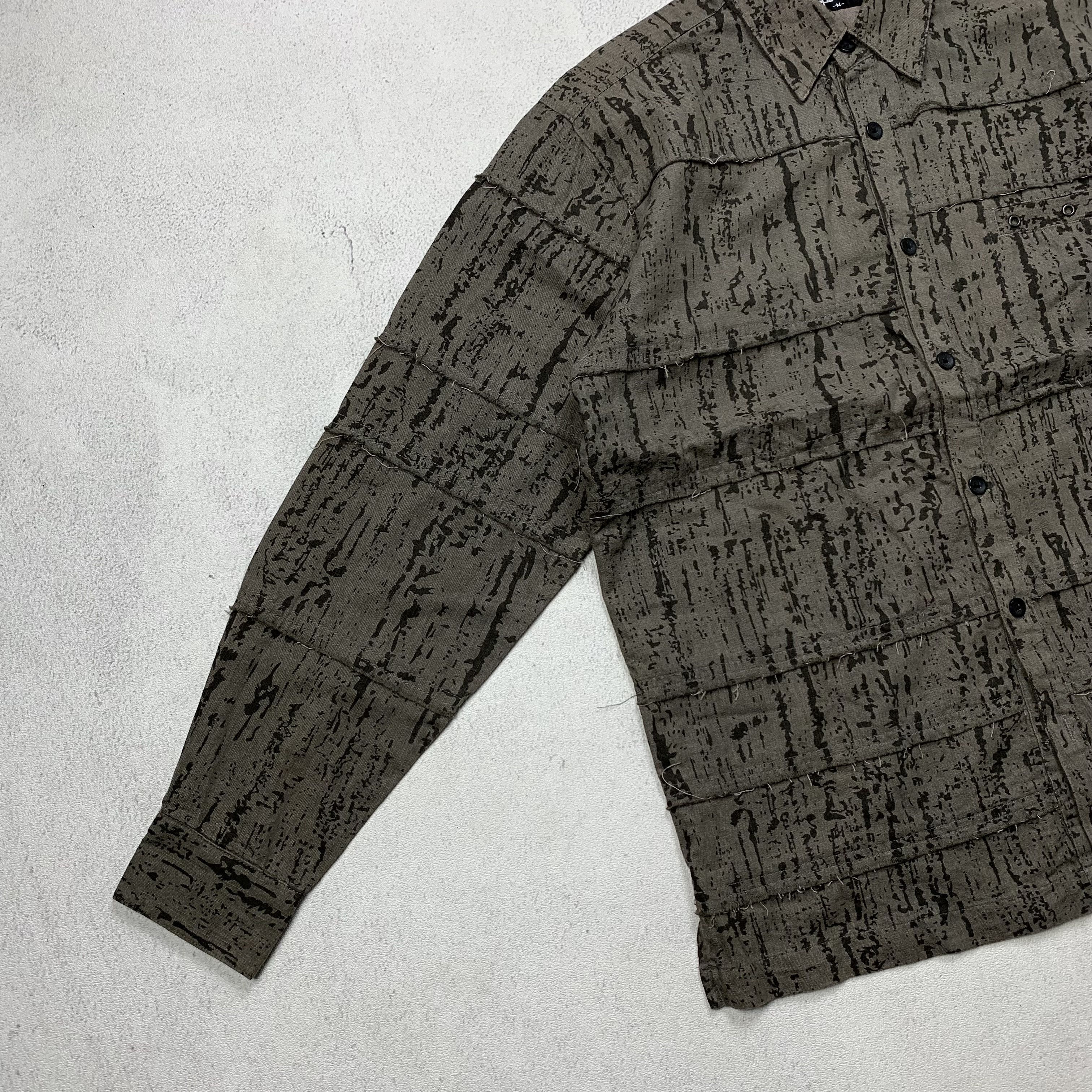 Japanese Brand SPINASH Cut And Sew Shirt Paint Splatter Size US M / EU 48-50 / 2 - 5 Thumbnail