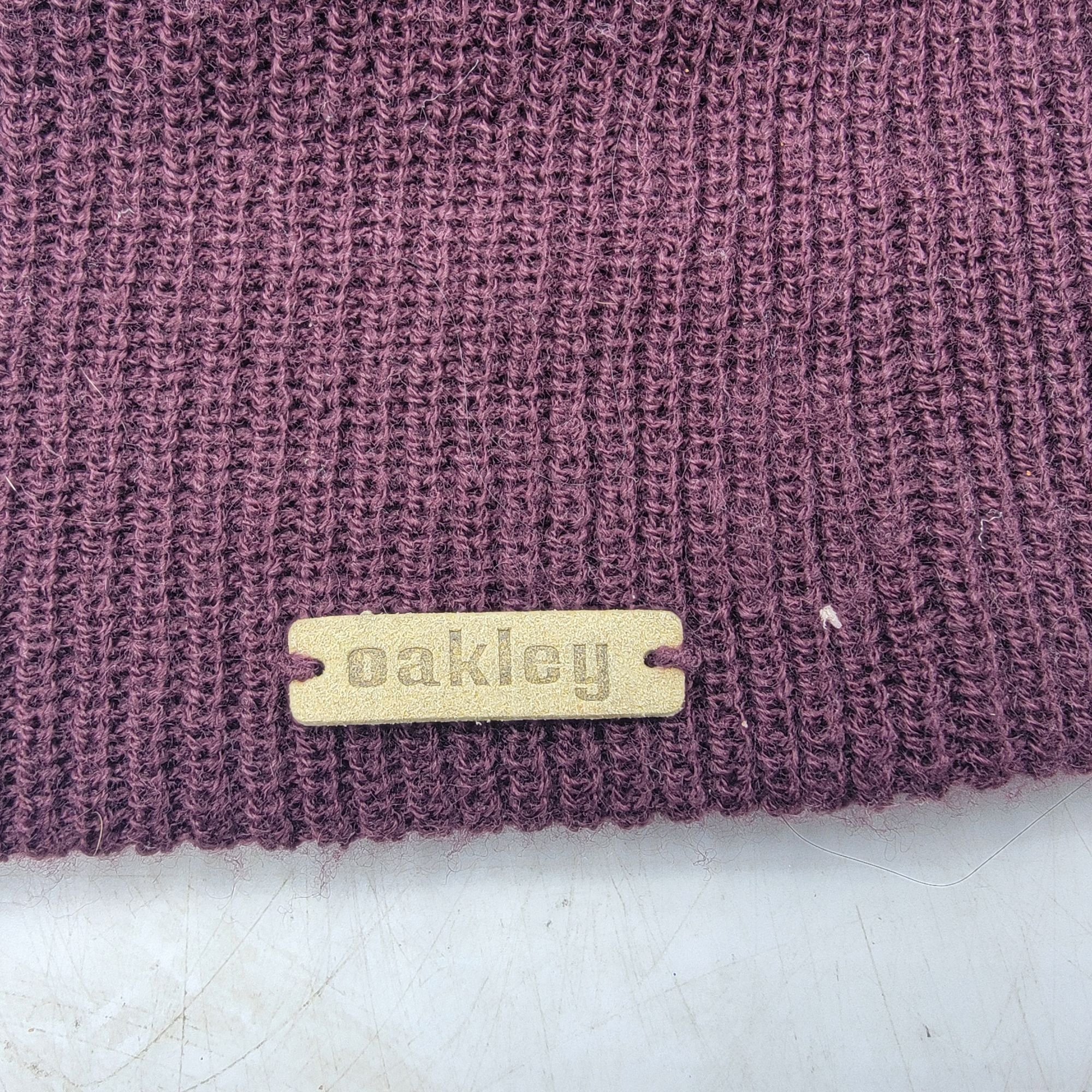 Oakley Oakley Adults Purple Beanie Casual Outdoors Lightweight Comf Size ONE SIZE - 3 Thumbnail