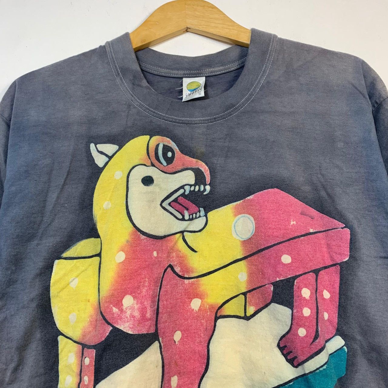 Caribbean Vintage Aztec Mayan Jaguar Warrior T-Shirt Mythology Art Tee Size US M / EU 48-50 / 2 - 3 Thumbnail