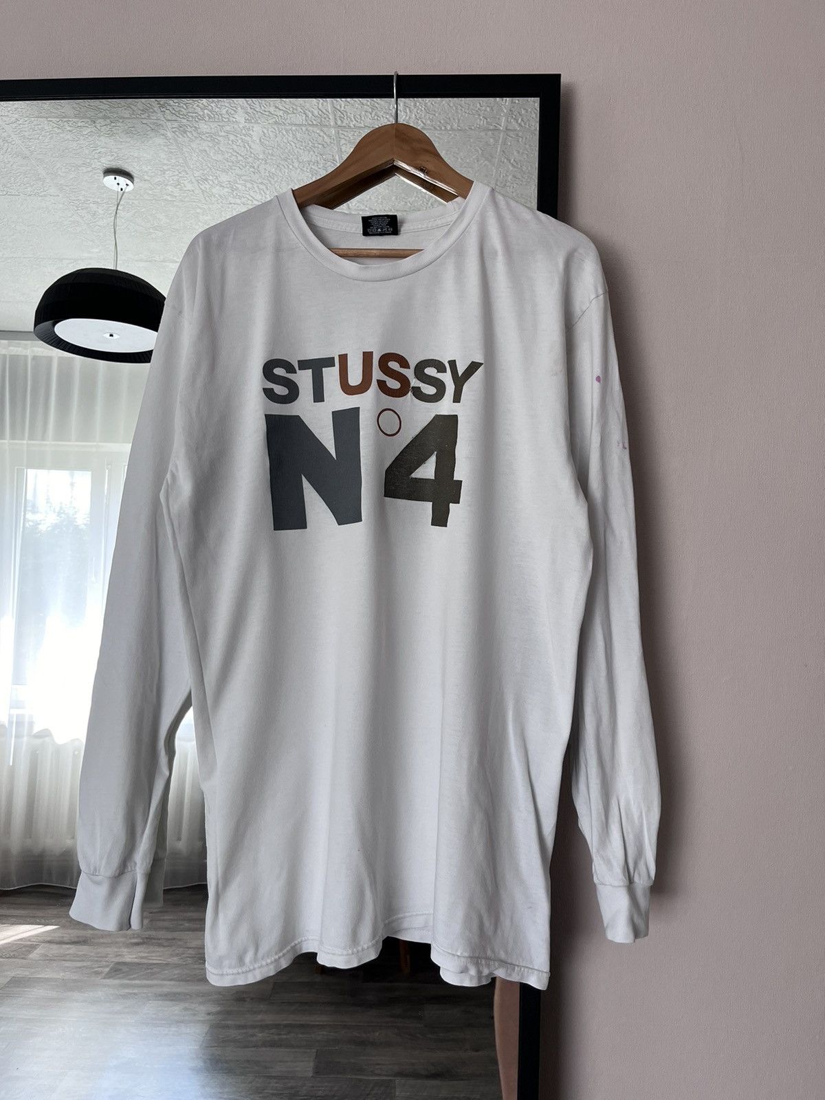 Stussy Vintage Stussy N4 Big Logo Longsleeve Shirt Size US L / EU 52-54 / 3 - 2 Thumbnail
