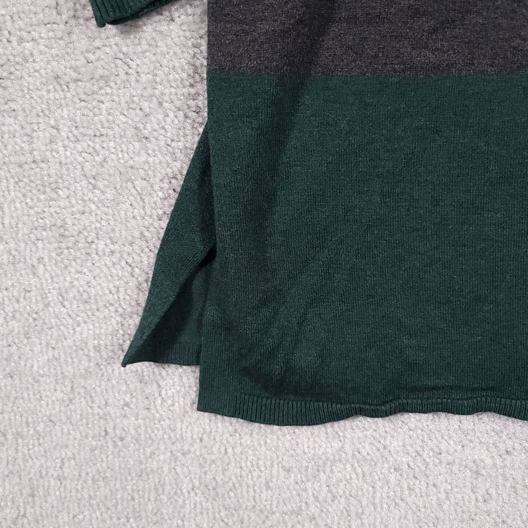 Jones New York Jones New York Signature Turtleneck Sweater Women's Medium Colorblock Oversized Pullover Knit Shirt Size M / US 6-8 / IT 42-44 - 4 Thumbnail