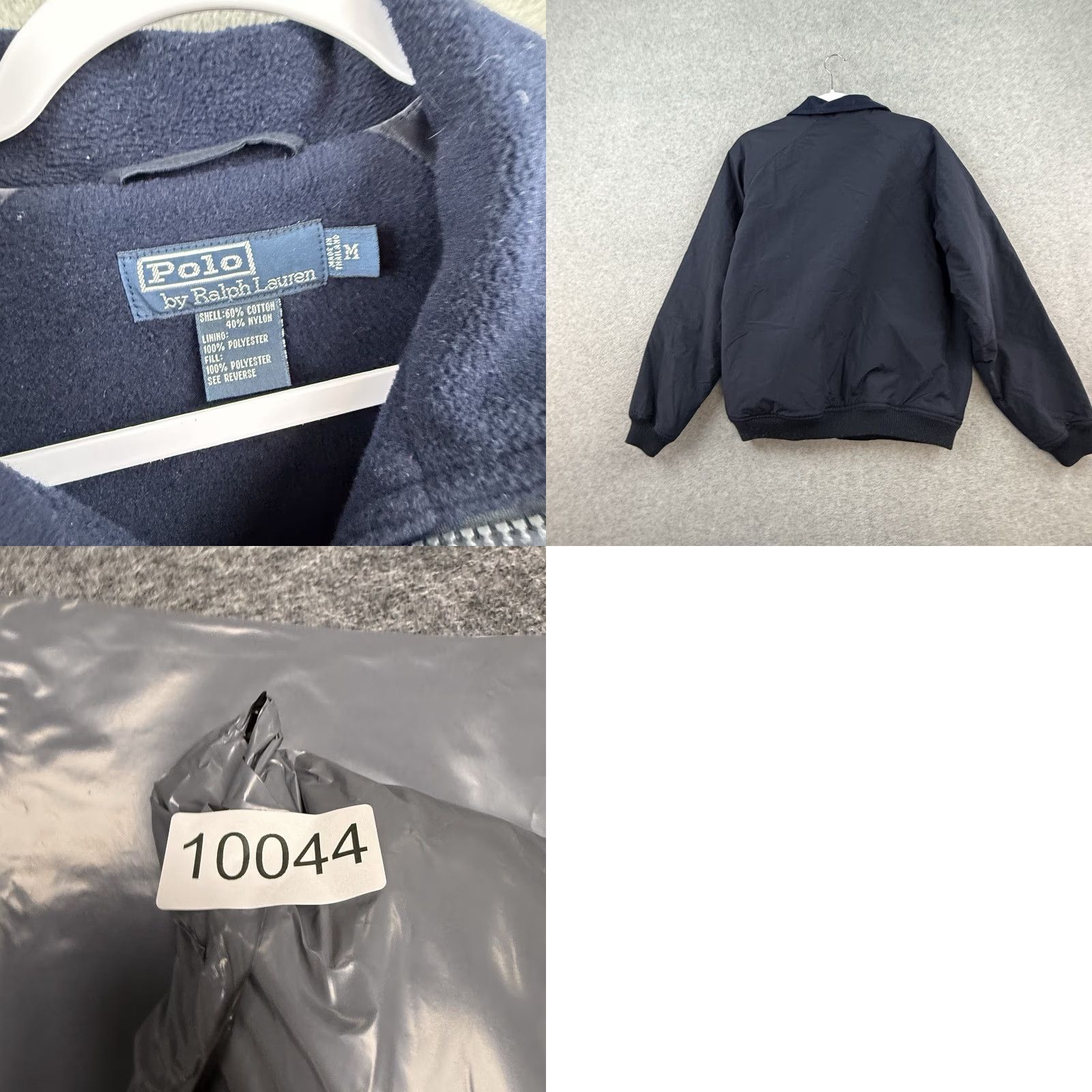 Polo Ralph Lauren Polo Ralph Lauren Jacket Mens M Blue Fleece Lined Coat Windbreaker Full Zip Insulated Pockets Logo Quilted Size US M / EU 48-50 / 2 - 8 Thumbnail