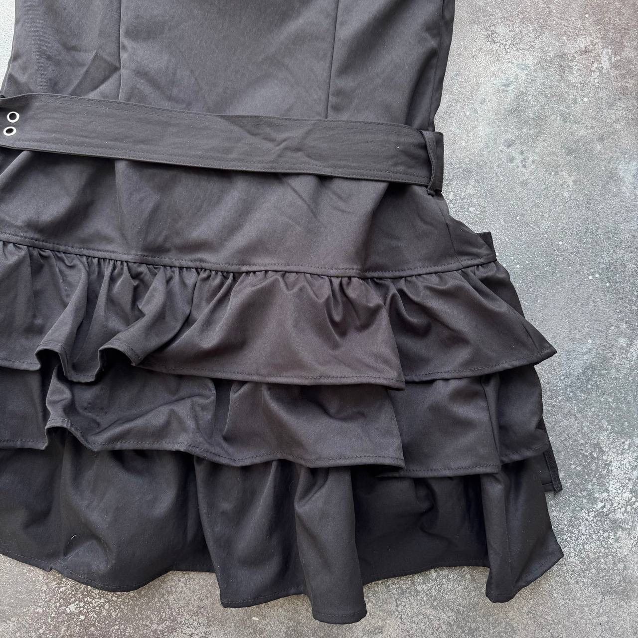 Hysteric Glamour Y2K Avant Garde Goth Emo Strap Belt Mini Dress | Grailed