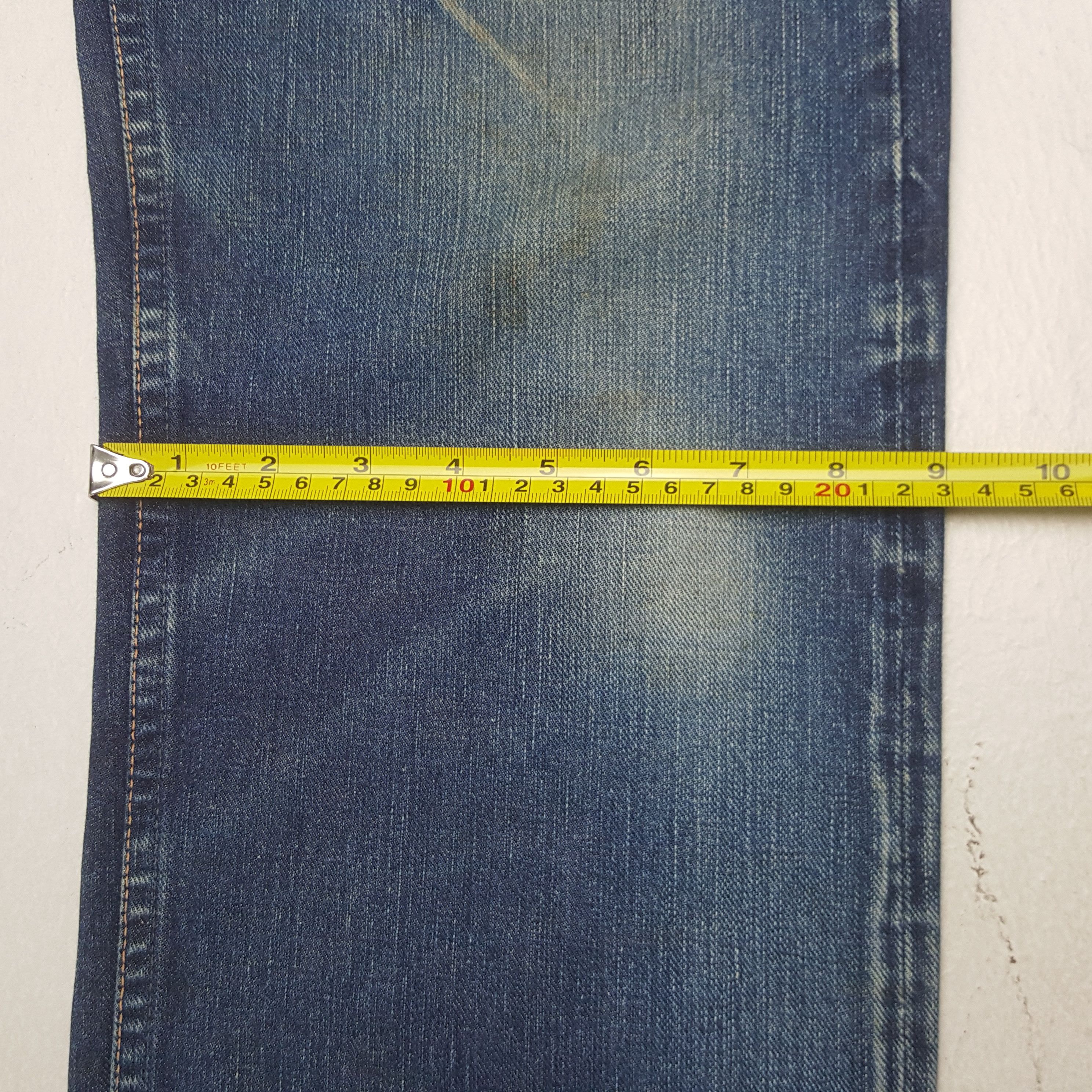 Japanese Brand Vintage Head Light Selvedge Denim Jeans Size US 30 / EU 46 - 10 Thumbnail