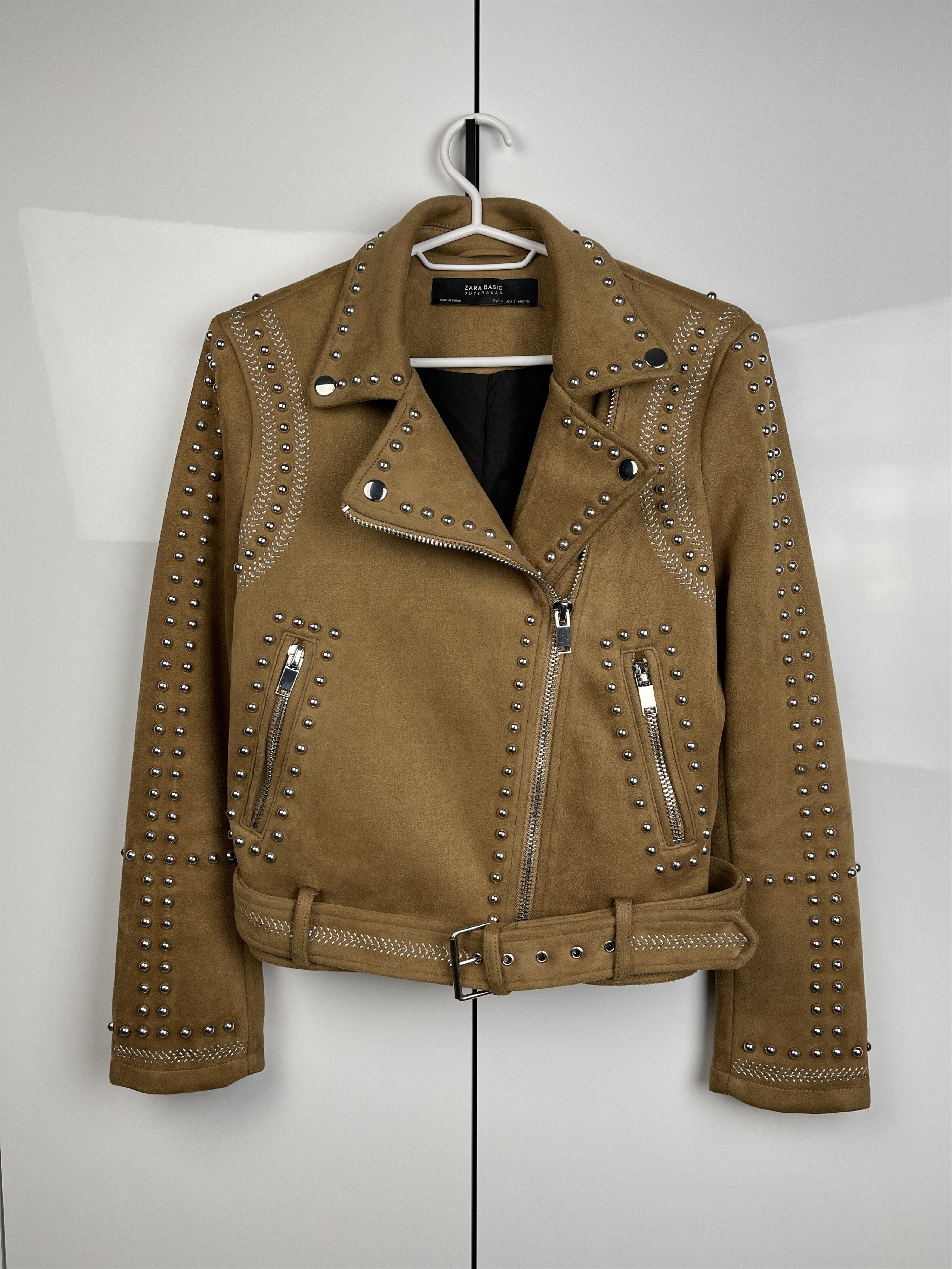 Zara Zara Moto Biker Jacket Size S / US 4 / IT 40 - 2 Thumbnail