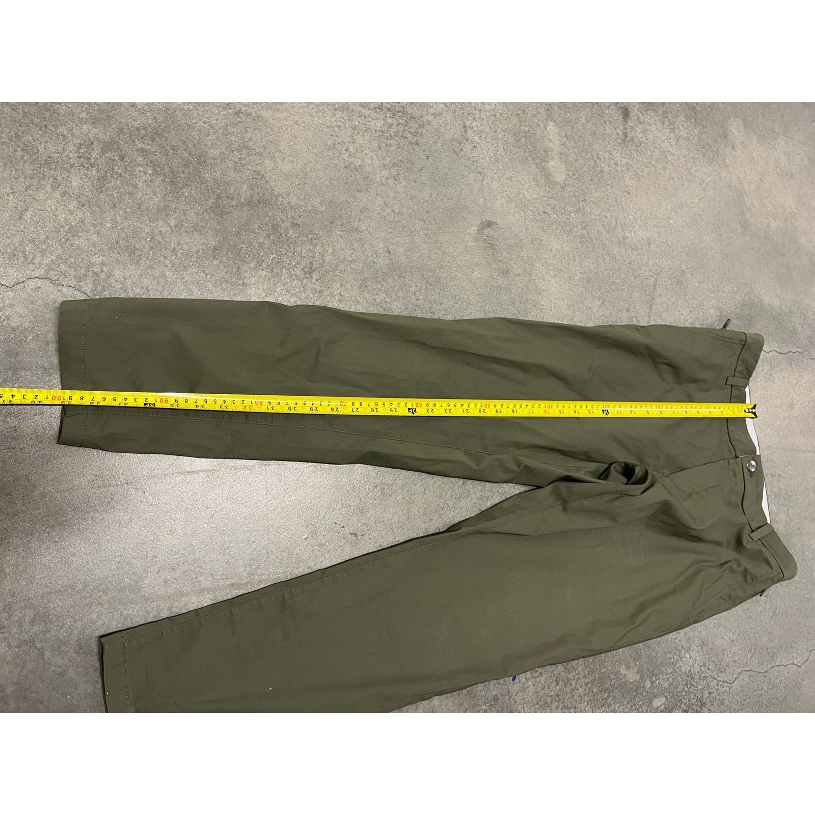 Birddogs Birddogs Men's Size 34x30 Green Cotton Slim Leg Khaki Pants Size US 34 / EU 50 - 2 Thumbnail
