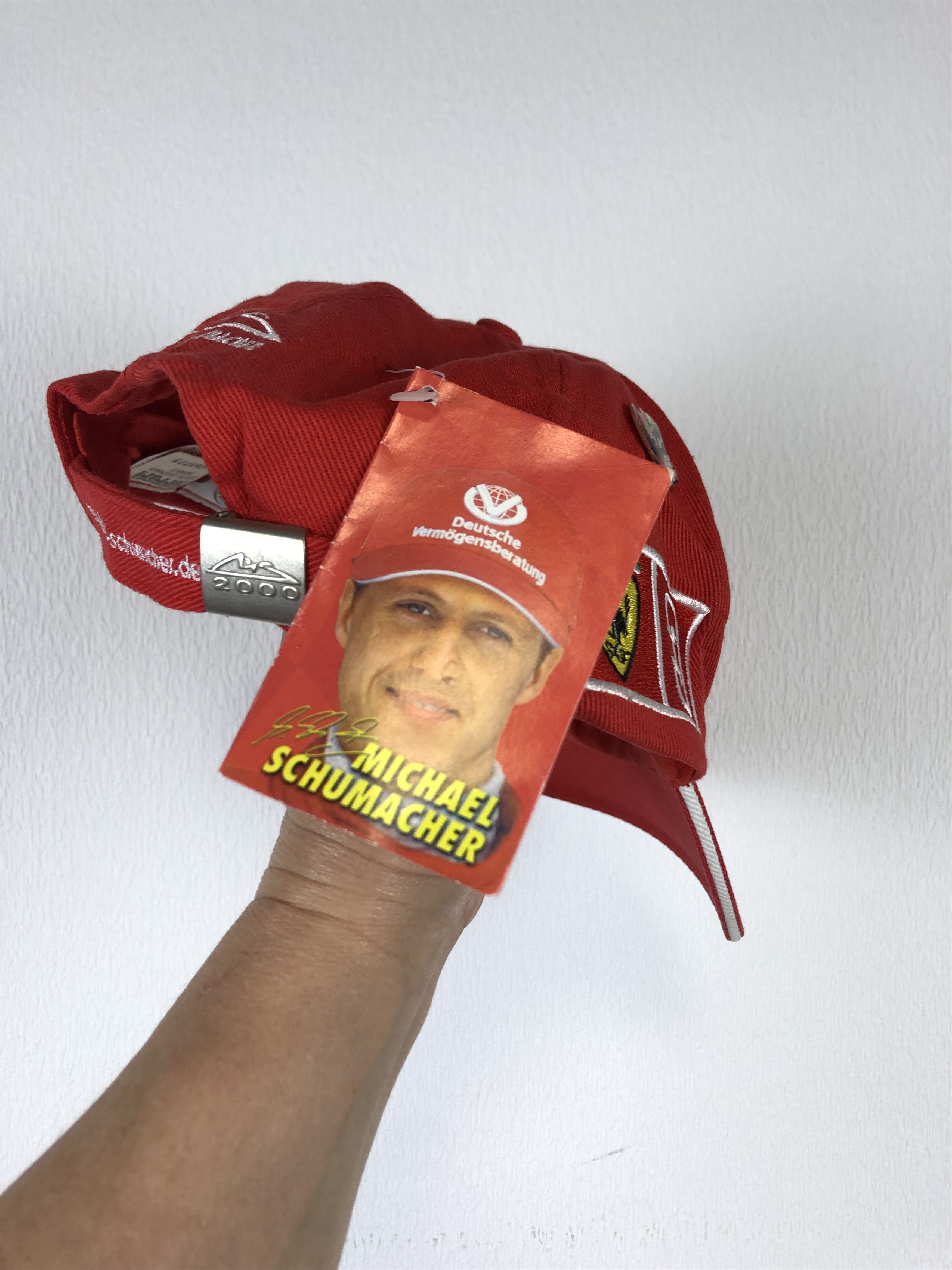 Ferrari × Vintage Vintage Ferrari Snapback Hat Cap Red New Rare Racing Size ONE SIZE - 3 Thumbnail